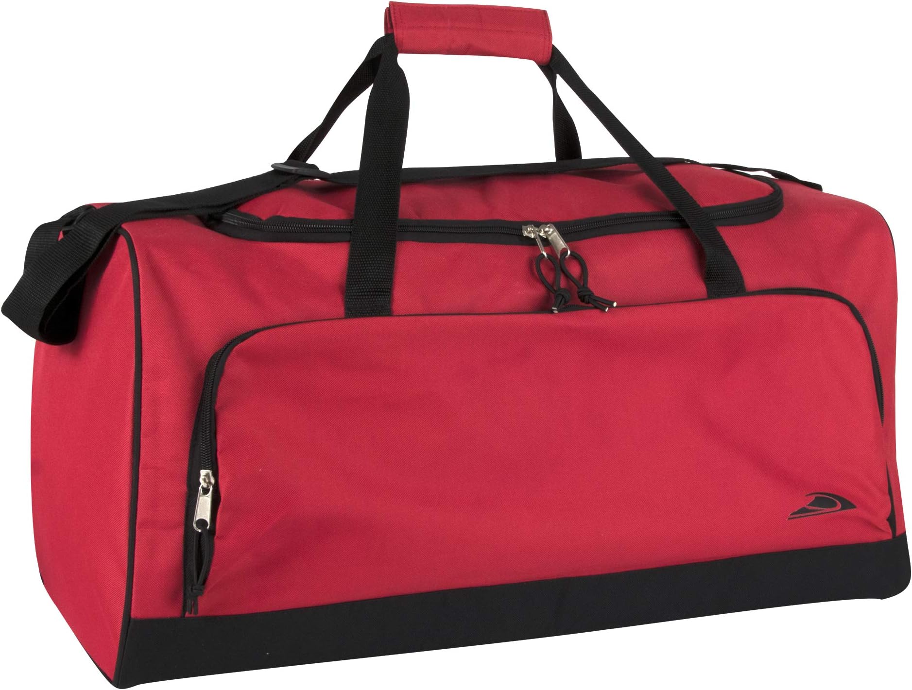 Lightweight Canvas Duffle Bags for Men & Women For Traveling, the Gym, and as Sports Equipment Bag / Organizer, Red 1