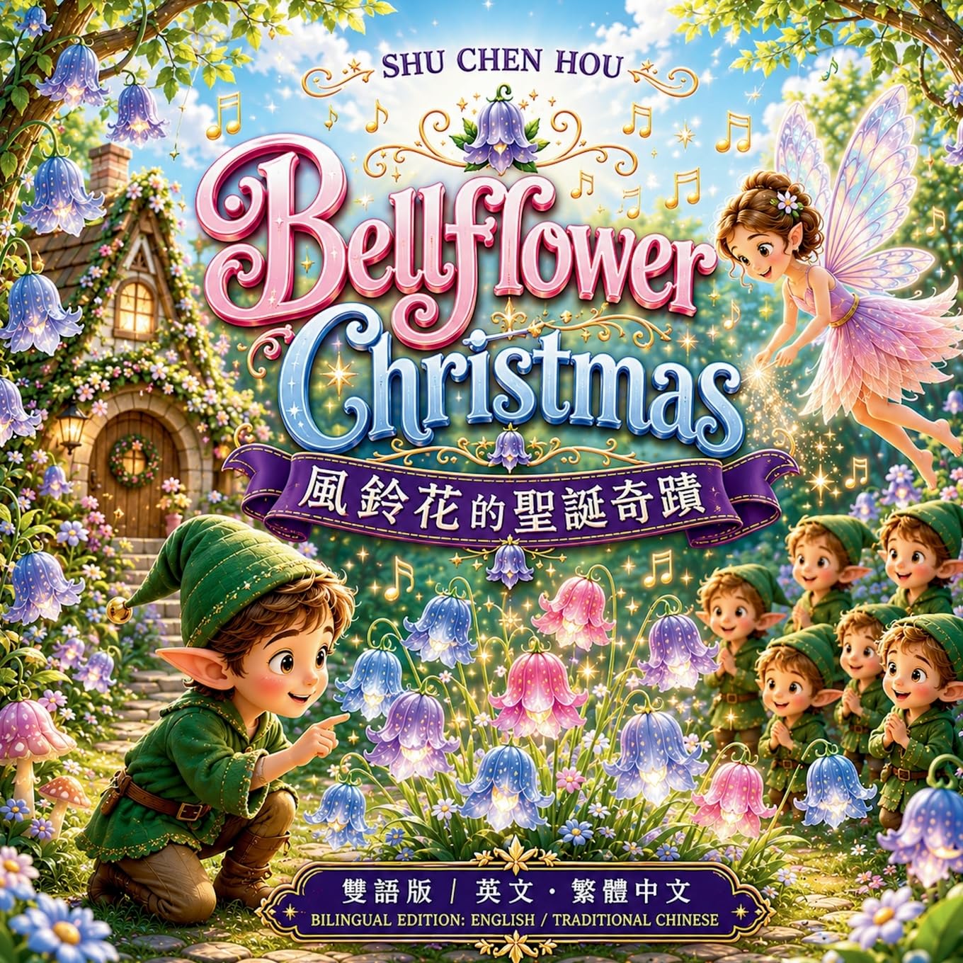 Bellflower Christmas 風鈴花的聖誕奇蹟: A Bilingual English and Traditional Chinese Picture Book About Kindness, Friendship, Joy and Christmas Spirit (Bilingual Heartwarming Storybook Universe 雙語暖心童話小宇宙)