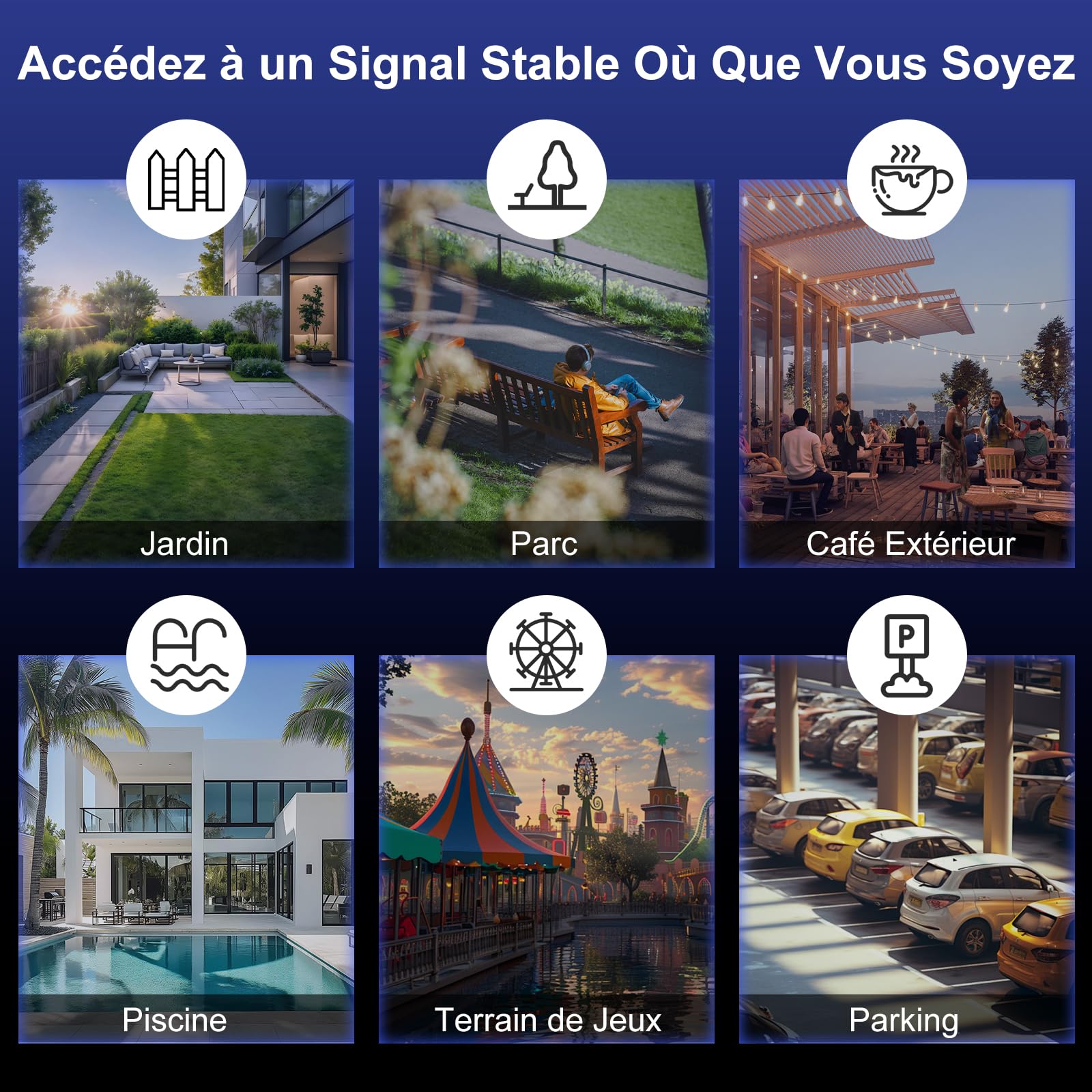 COMFAST Répéteur WiFi 7 Extérieur BE3600 Mbps, Outdoor Point d'accès Double Bande 2.4G/5GHz avec 3 Antenne, 3 Port Gigabit, 48V PoE/12V DC, IP66, MU-MIMO, Longue Portée Repetiteur WiFi Exterieur