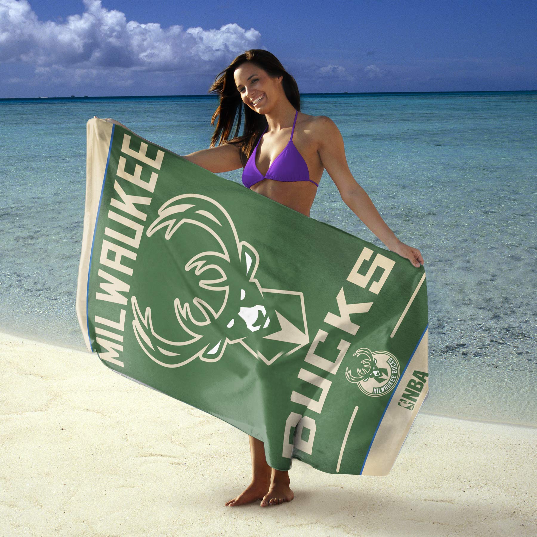 Wincraft Strandtuch aus Faser, 4 kg, 76,2 x 152,4 cm, NBA-Teams, A2900319, Bunt, 30" x 60"