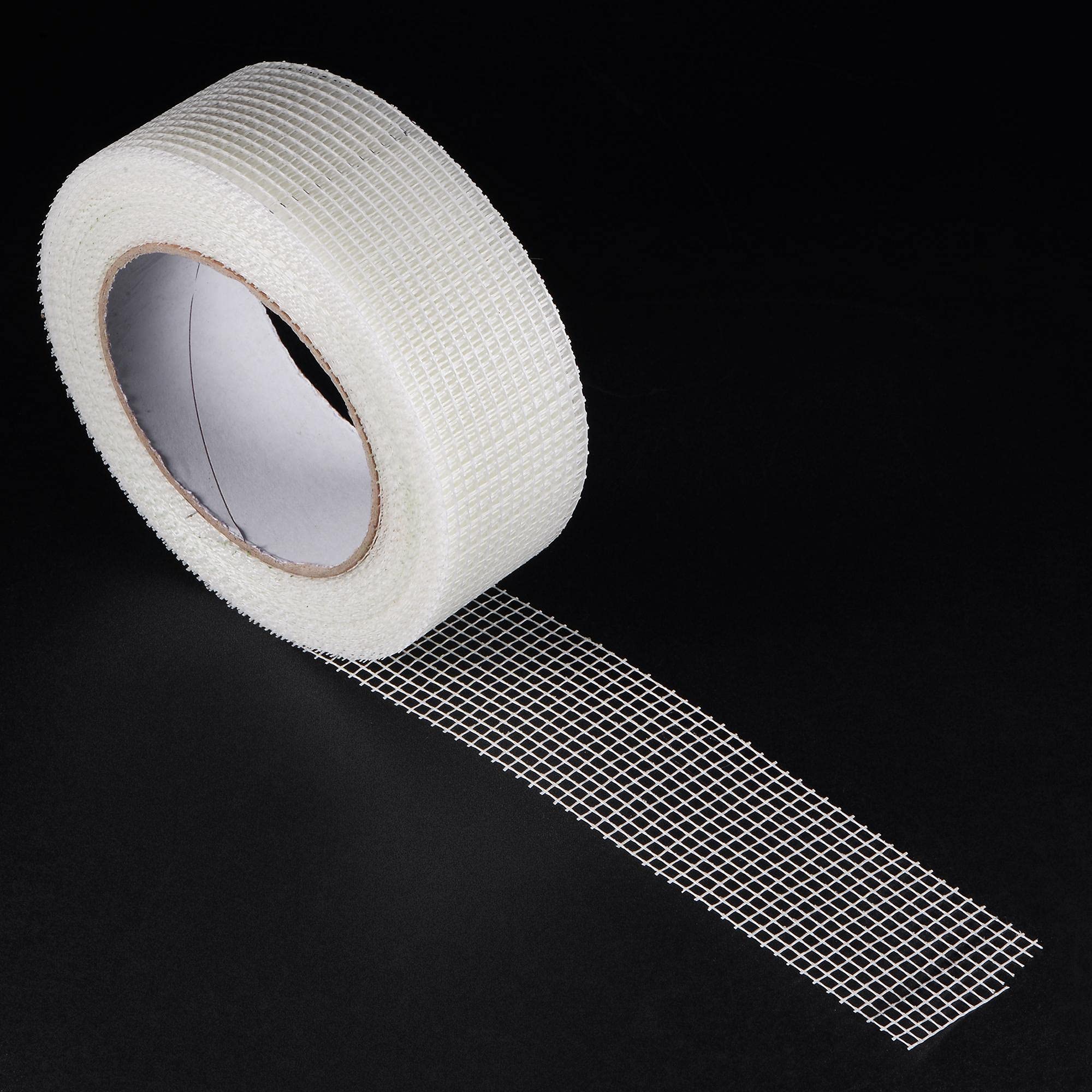 Uxcell Drywall Joint Tape Self-Adhesive Fiberglass 1.8-inch X 98-feet