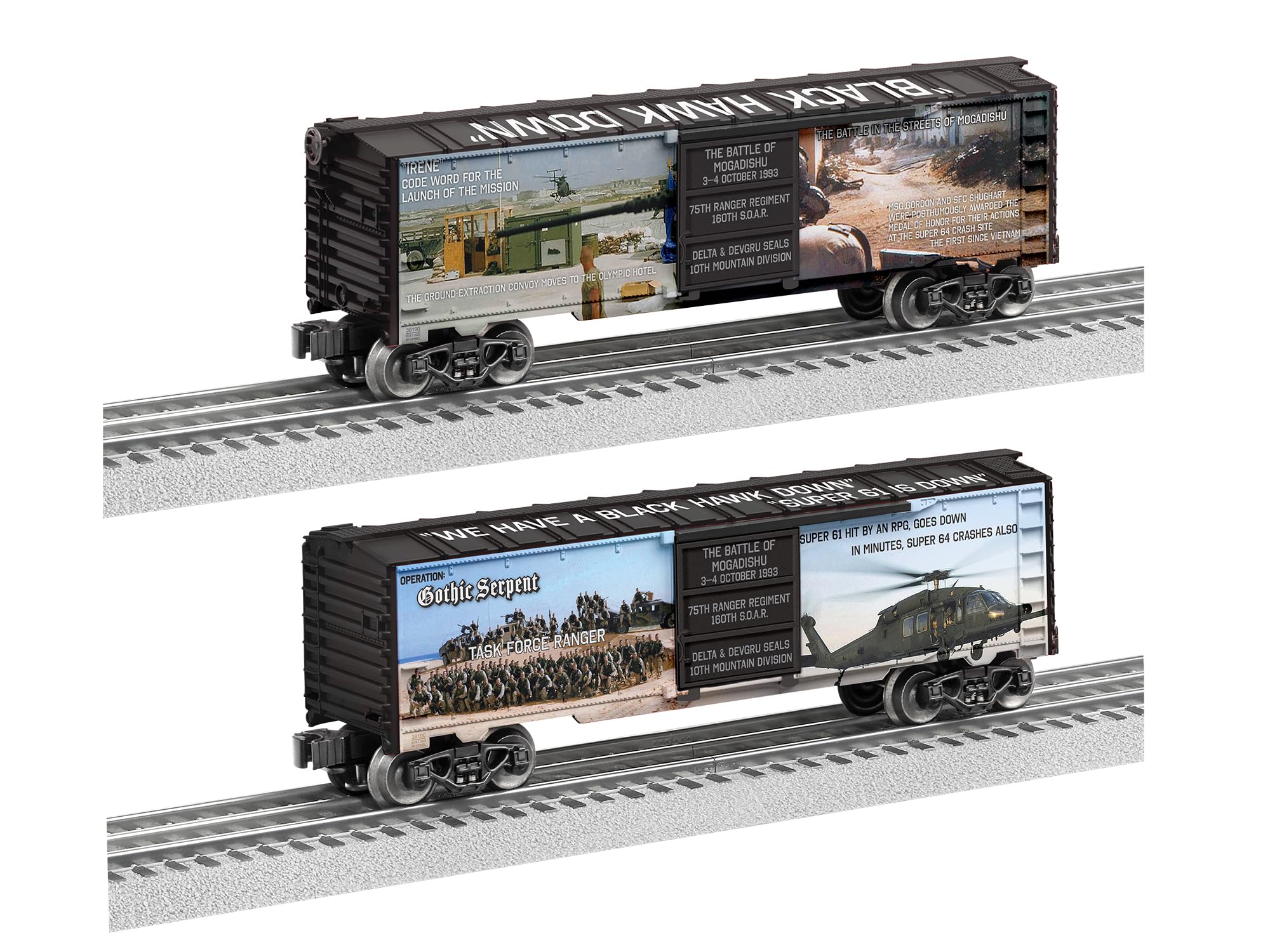 Lionel Battle of Mogadishu MUSA O Gauge Model Train Boxcar