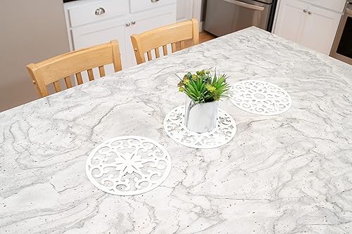 Miniatura 6 de GASARÉ, Salvamanteles de silicona extra grandes, gruesos, de 10 pulgadas para platos calientes, ollas y sartenes, almohadillas calientes para