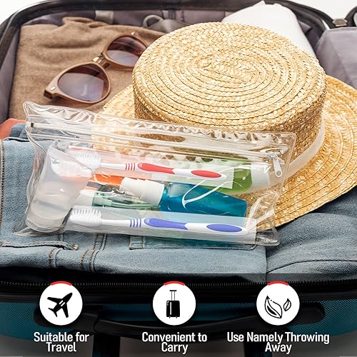 Miniatura 6 de Honeydak Paquete de 200 cepillos de dientes desechables a granel, envueltos individualmente, multicolor, cerdas suaves, cepillos de dientes de viaje