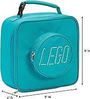 Vista 31 de LEGO Lunch Bag, Durable and Insulated, with Mesh Pouch and Zip Compartment, Perfect for On-the-Go Meals, Blue