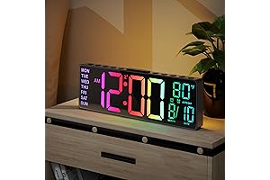 JALL Large Display Led Clock