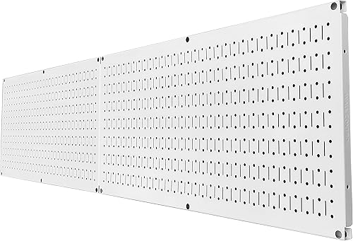 Miniatura 3 de Tablero horizontal para herramientas de garaje para pared, dos tablas de 32 pulgadas de ancho x 16 pulgadas de alto, fáciles de instalar