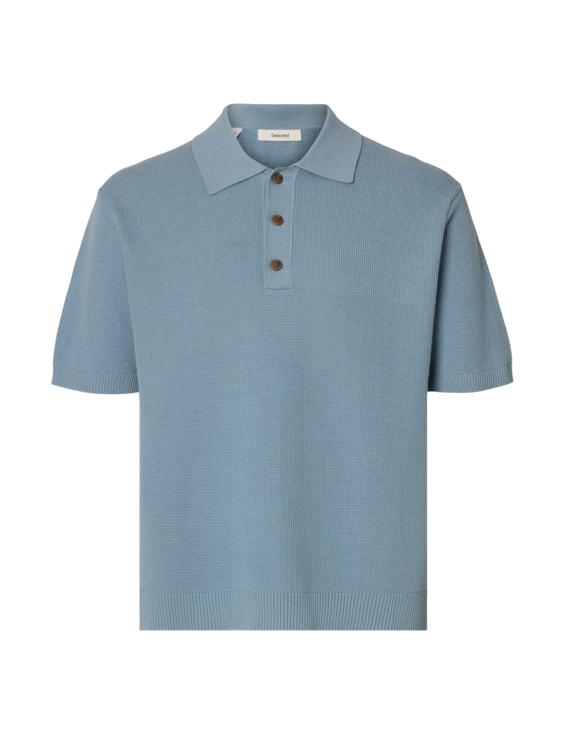 Slhdane SS Knit Relaxed Polo Noos Uomo