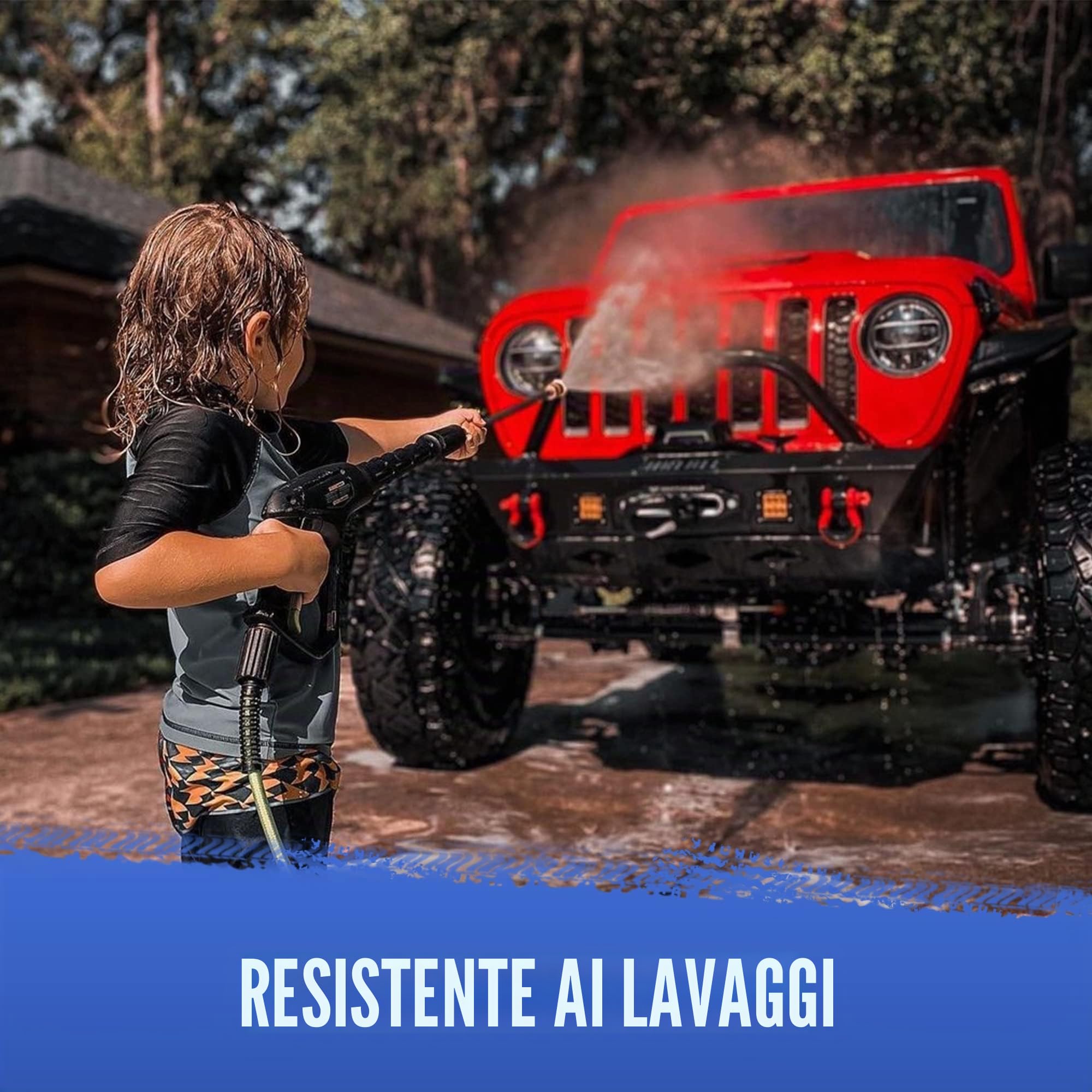 VOFONO Antenna corta per Jeep Wrangler Gladiator JK JL JKU JLU Sahara Rubicon Sport 4xe Willys Mojave, 17,8 cm Jeep Antenna di ricambio Wrangler Gladiator Accessori