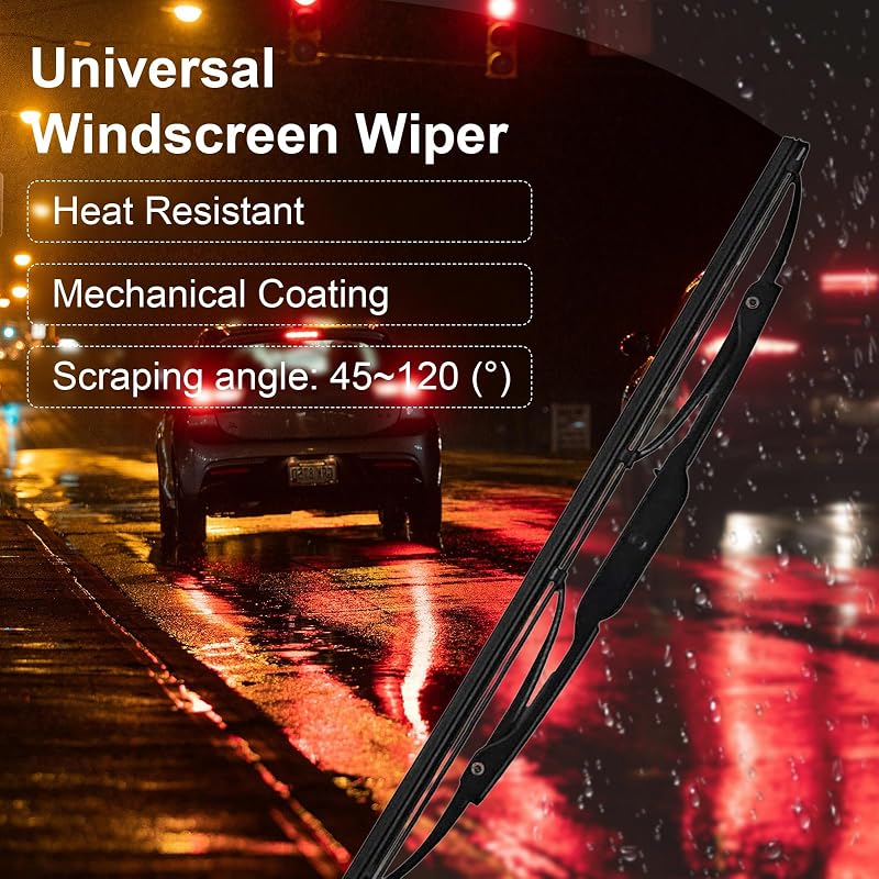 LIROPAU 12V Univerzális Szélvédő Ablaktörlő Motor Karral és Lapáttal - Traktorokhoz, Lakóautókhoz - 105° - OEM 01287358 7731000001