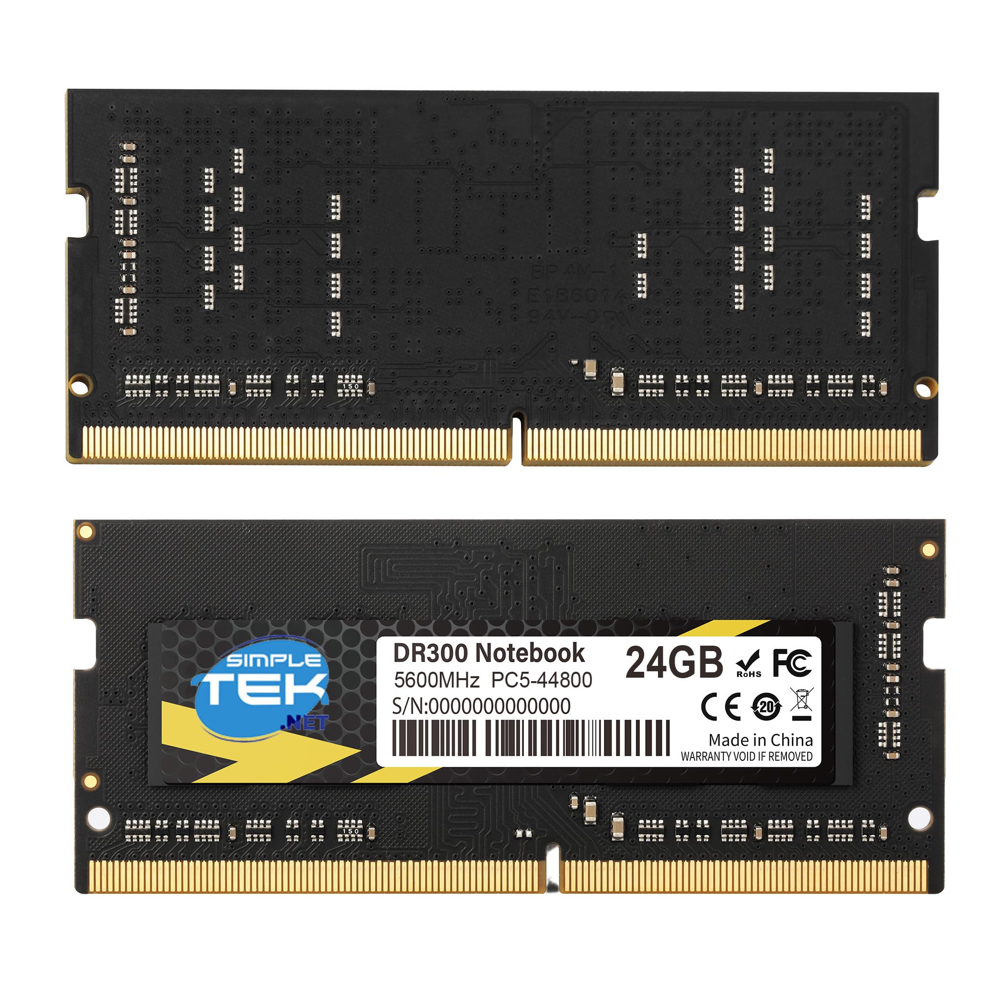 SIMPLETEK - Memoria RAM 24GB DDR5 5600 MHz - PC5-44800 - Modulo SODIMM per Notebook e PC All-in-One