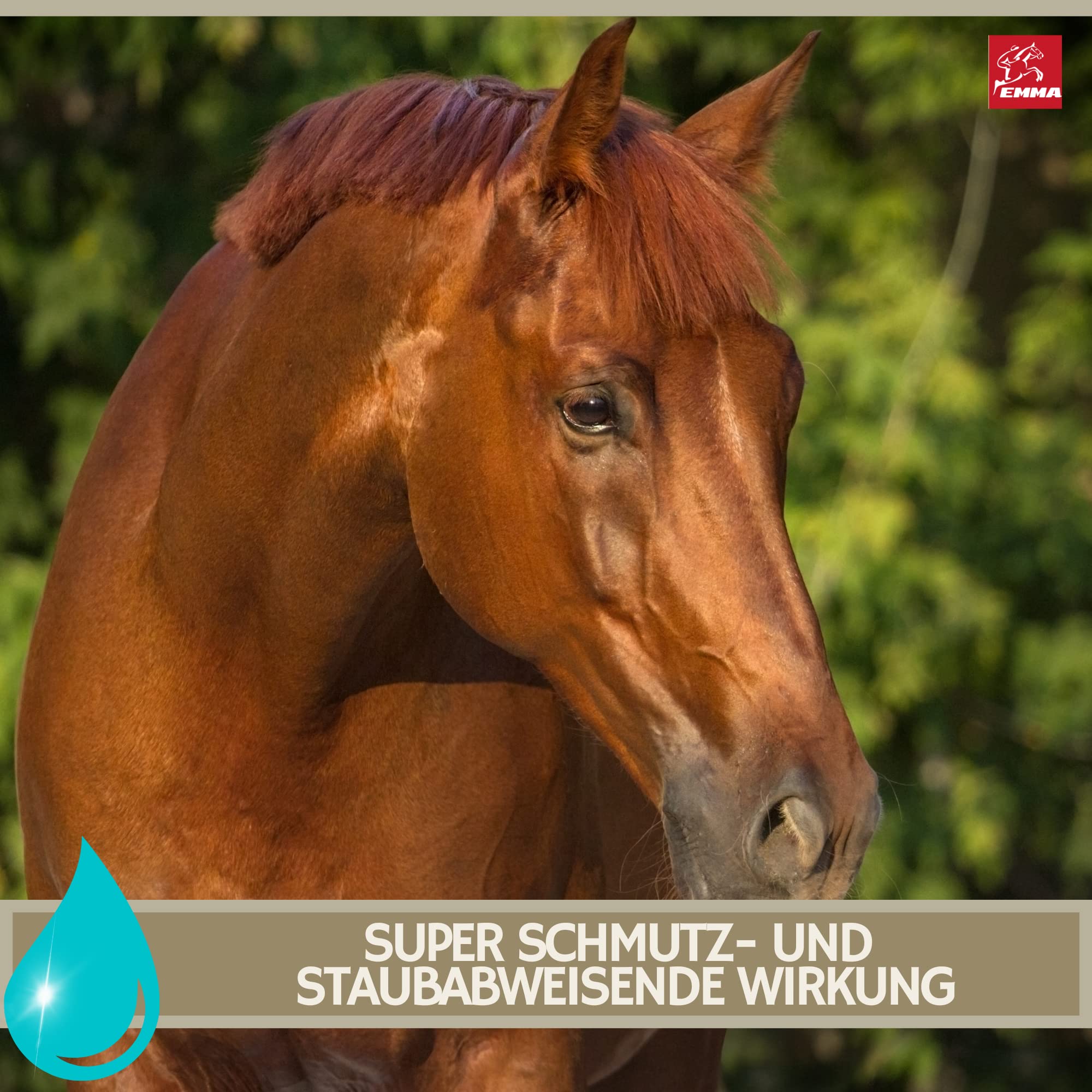 Spray pour queue et crinière de cheval 2500ml soin du pelage I brillant & démêlant pour pelage crinière queue I Spray pour queue pelage - soin du cheval accessoires pour chevaux - brillance du pelage