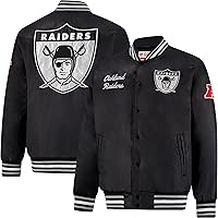 Vista 6 de Ultra Game NFL - Chaqueta de satén oficial de la NFL con el logotipo de la Herencia Suprema