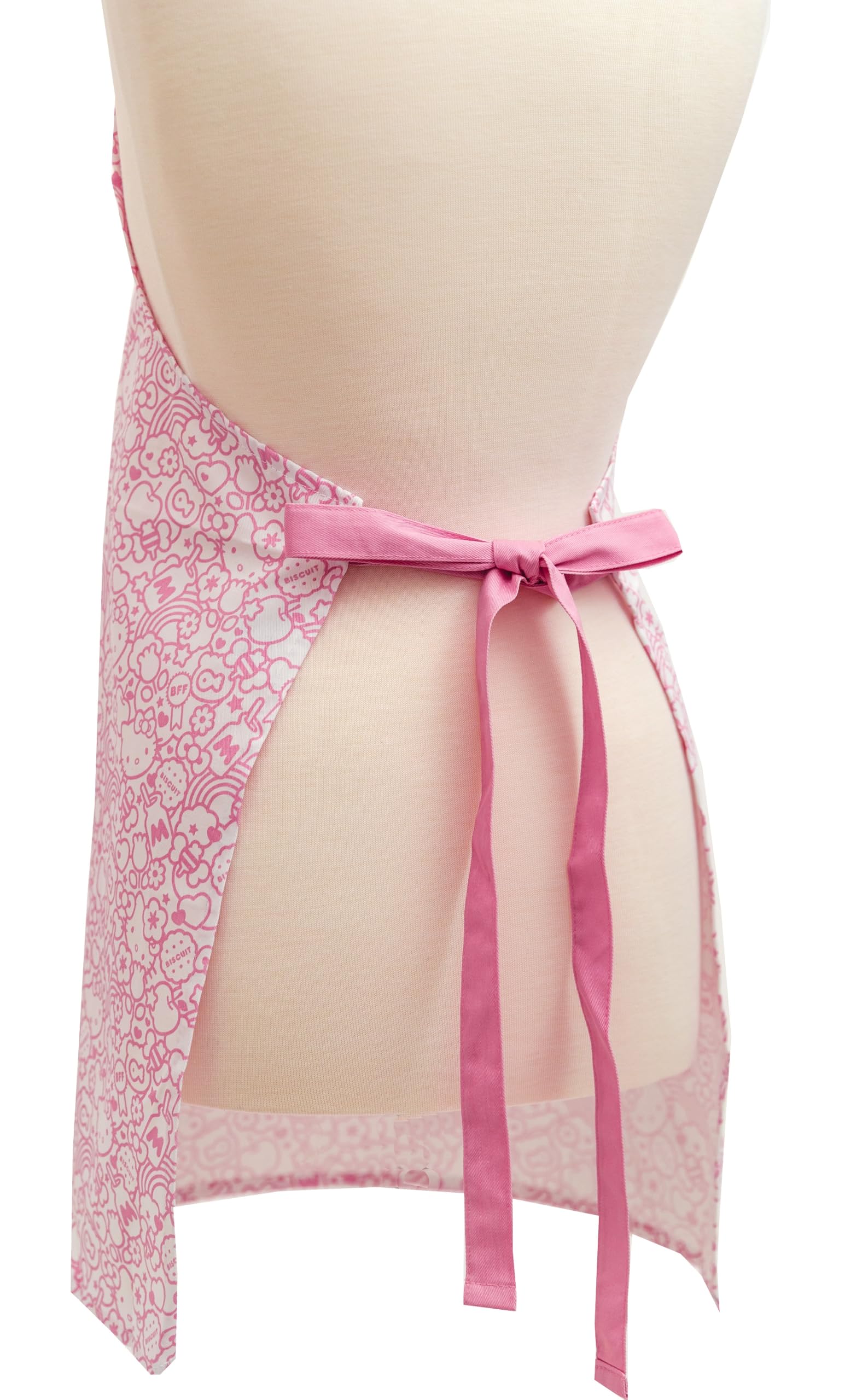 'Handstand Kitchen Hello Kitty Print 28'' Adult Apron and Pot Holder Set'