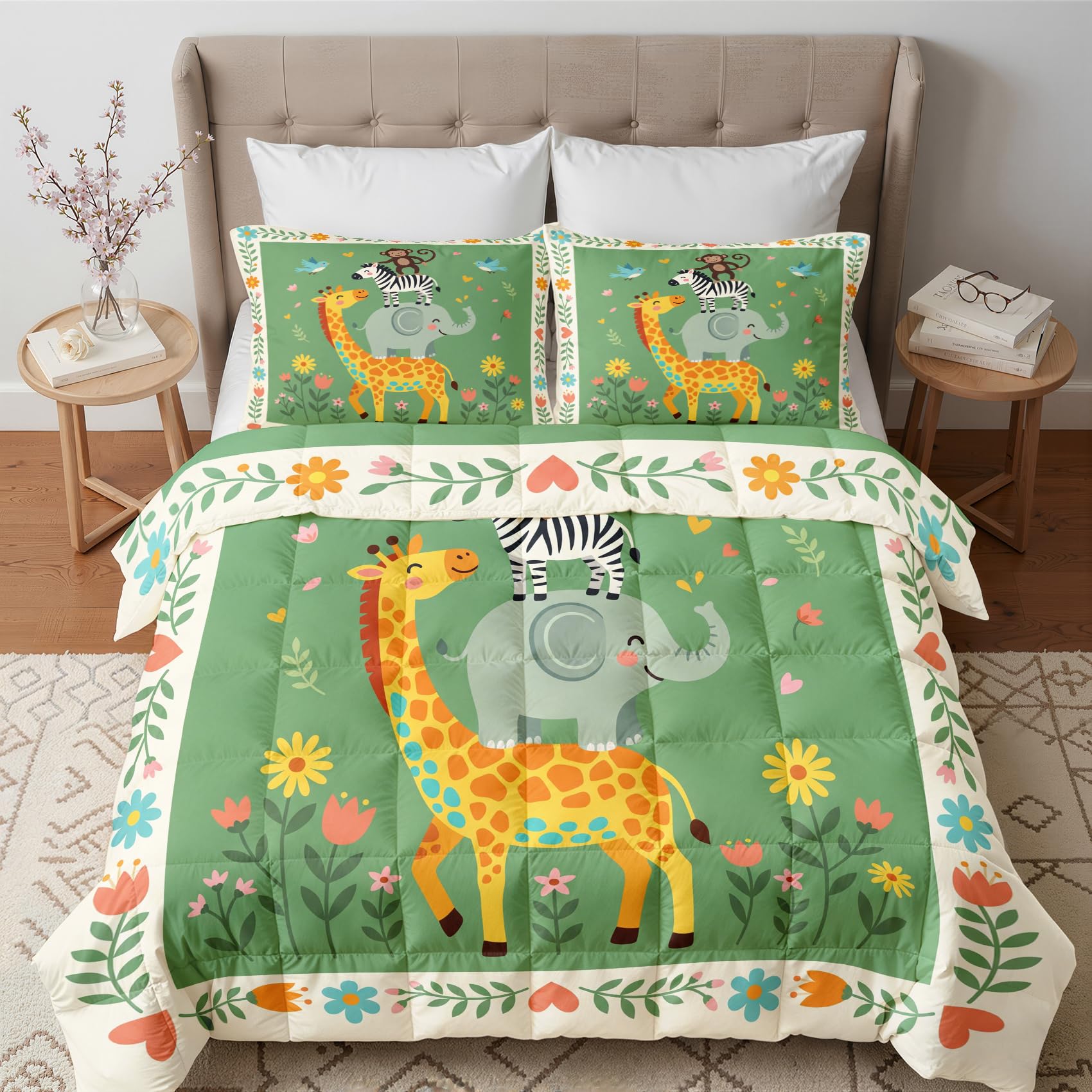 Kinder Safari Bettdecke 200x220