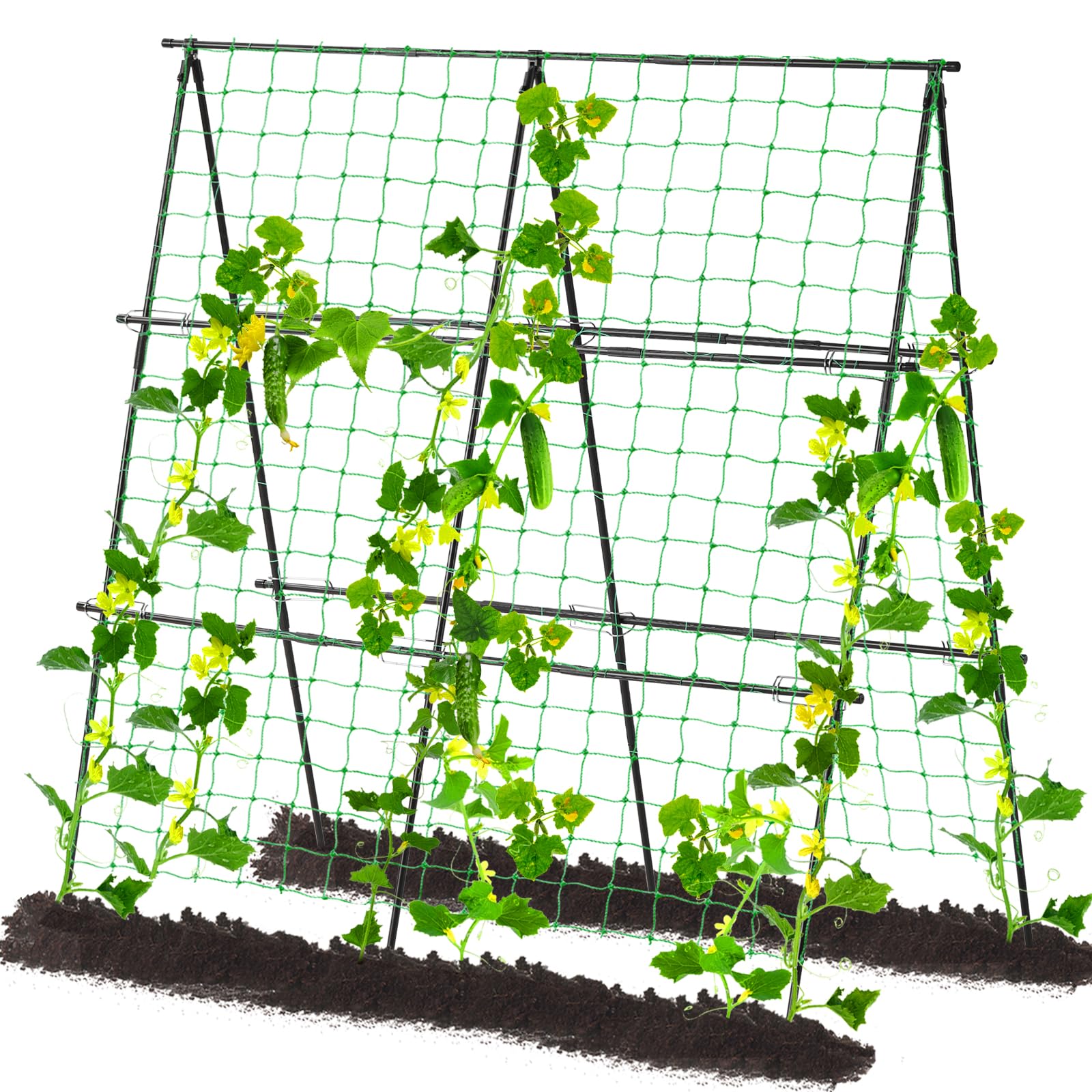 Treillis de jardin pour plantes grimpantes pour tuteurer concombres et tomates