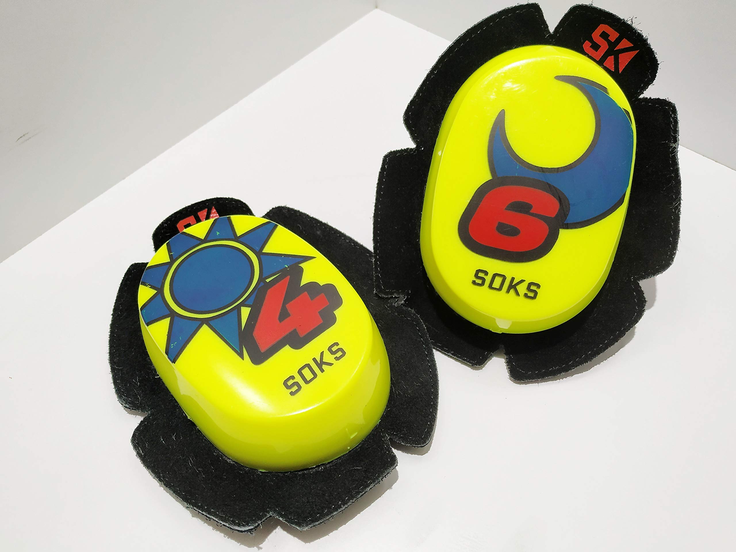SOKS - Slider per scimmia, RACE SOL E LUNA, giallo fluo