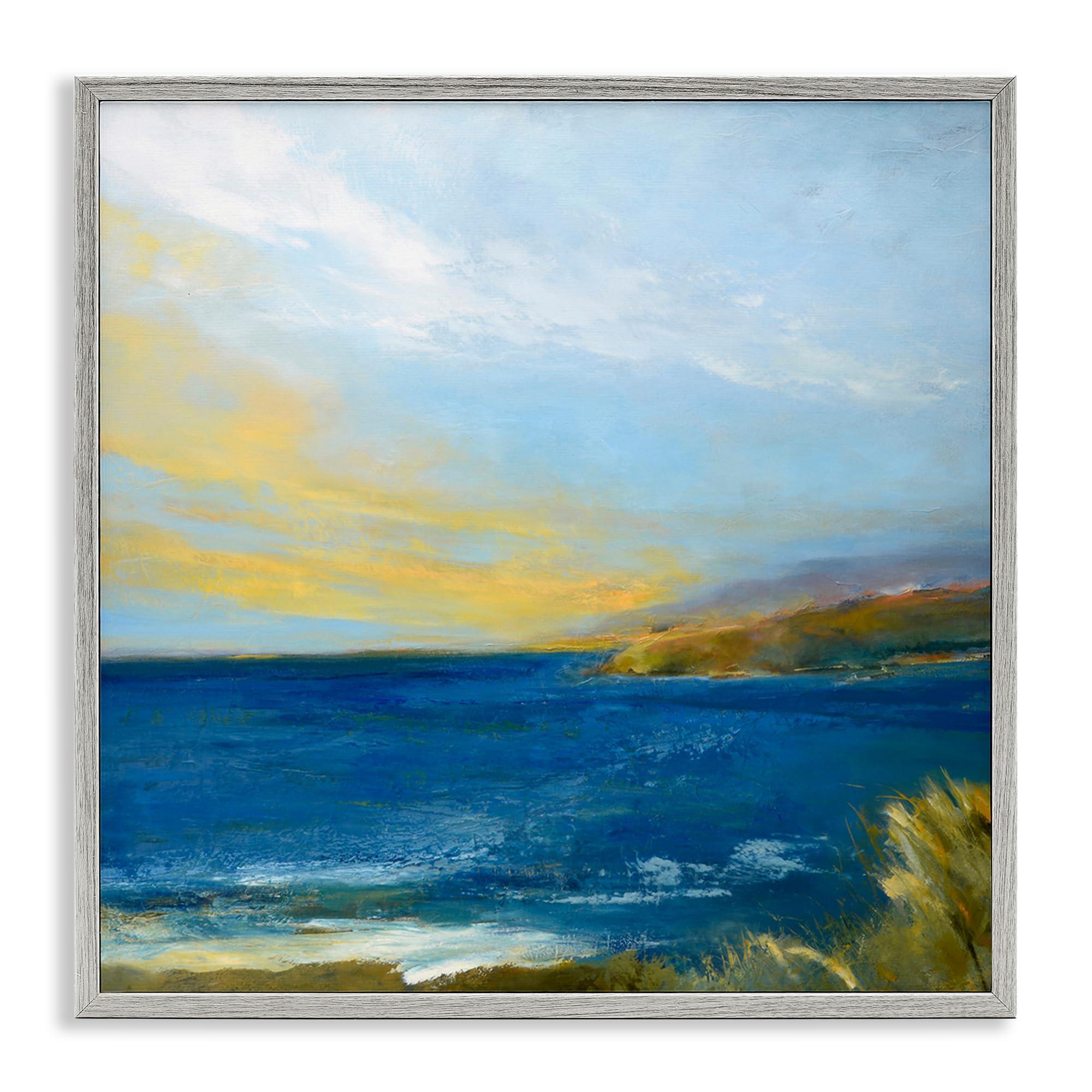 Ocean Light at Dusk Coastal, 24 x 24 Inch Framed Giclée Print