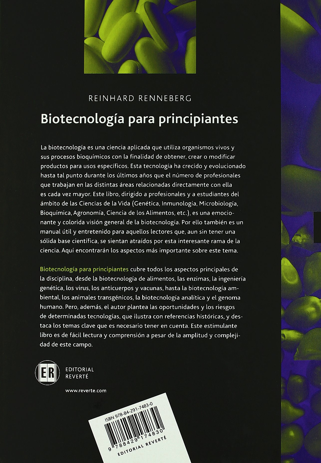 Biotecnología para principiantes (SIN COLECCION)