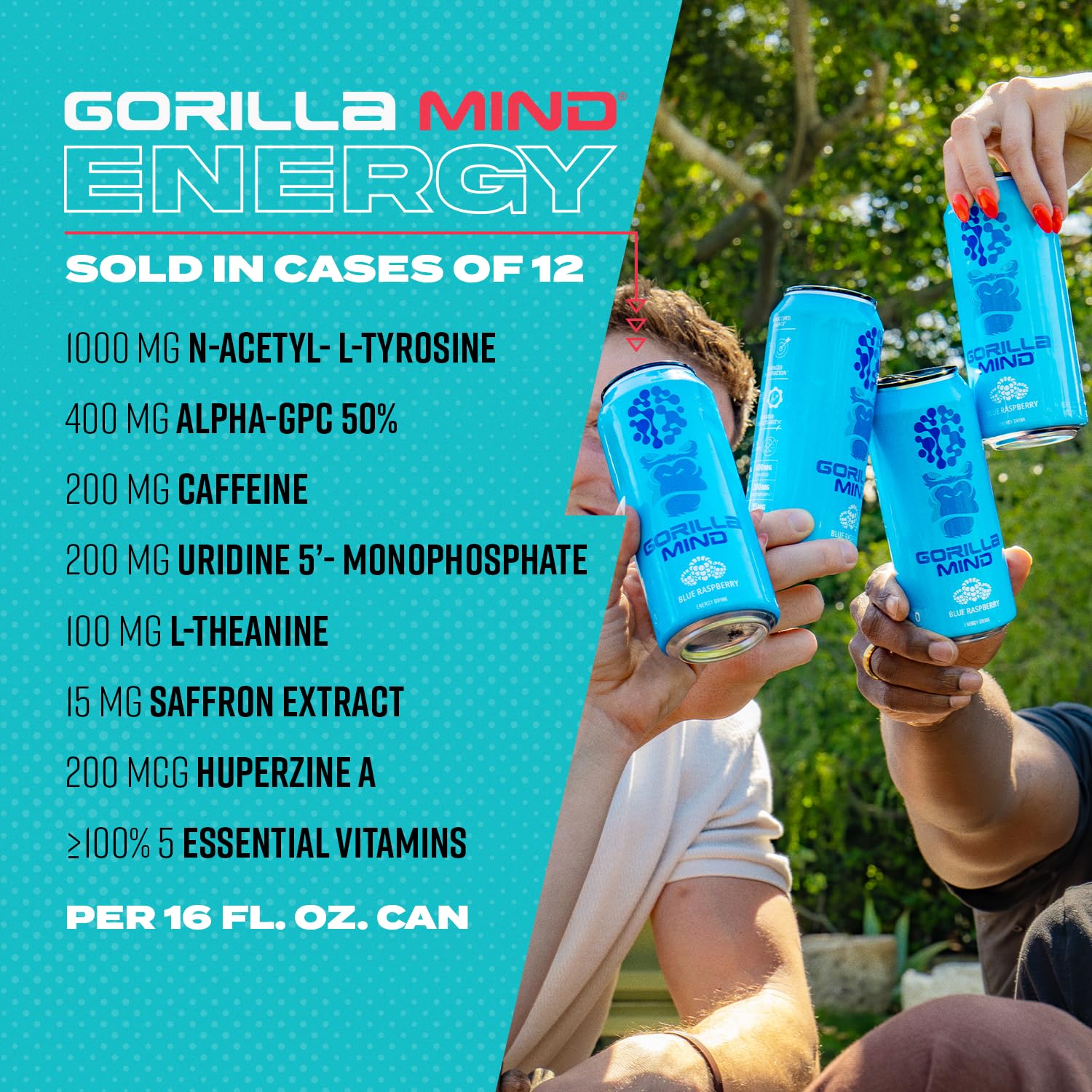 Amazon.com : Gorilla Mind Energy Drink | Unmatched Energy