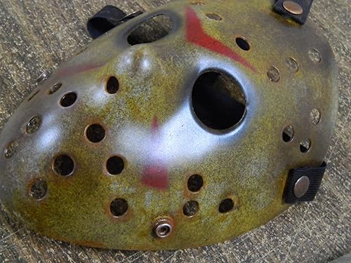 Miniatura 5 de Dead Head Props DHP Dark Jason - Máscara de hockey para disfraz de Halloween, máscara de fiesta