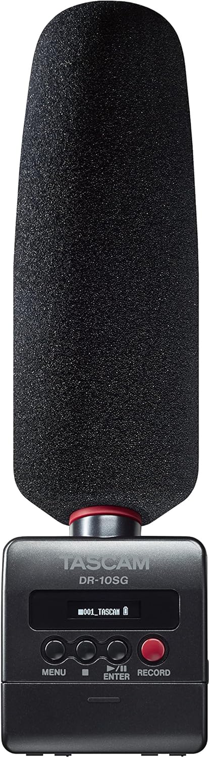 Buy 1 get 1 Tascam DR-10SG Camera-Mountable Audio Recorder with Shotgun Microphone Creative Product Tascam DR-10SG Camera-Mountable Audio Recorder with Shotgun Microphone