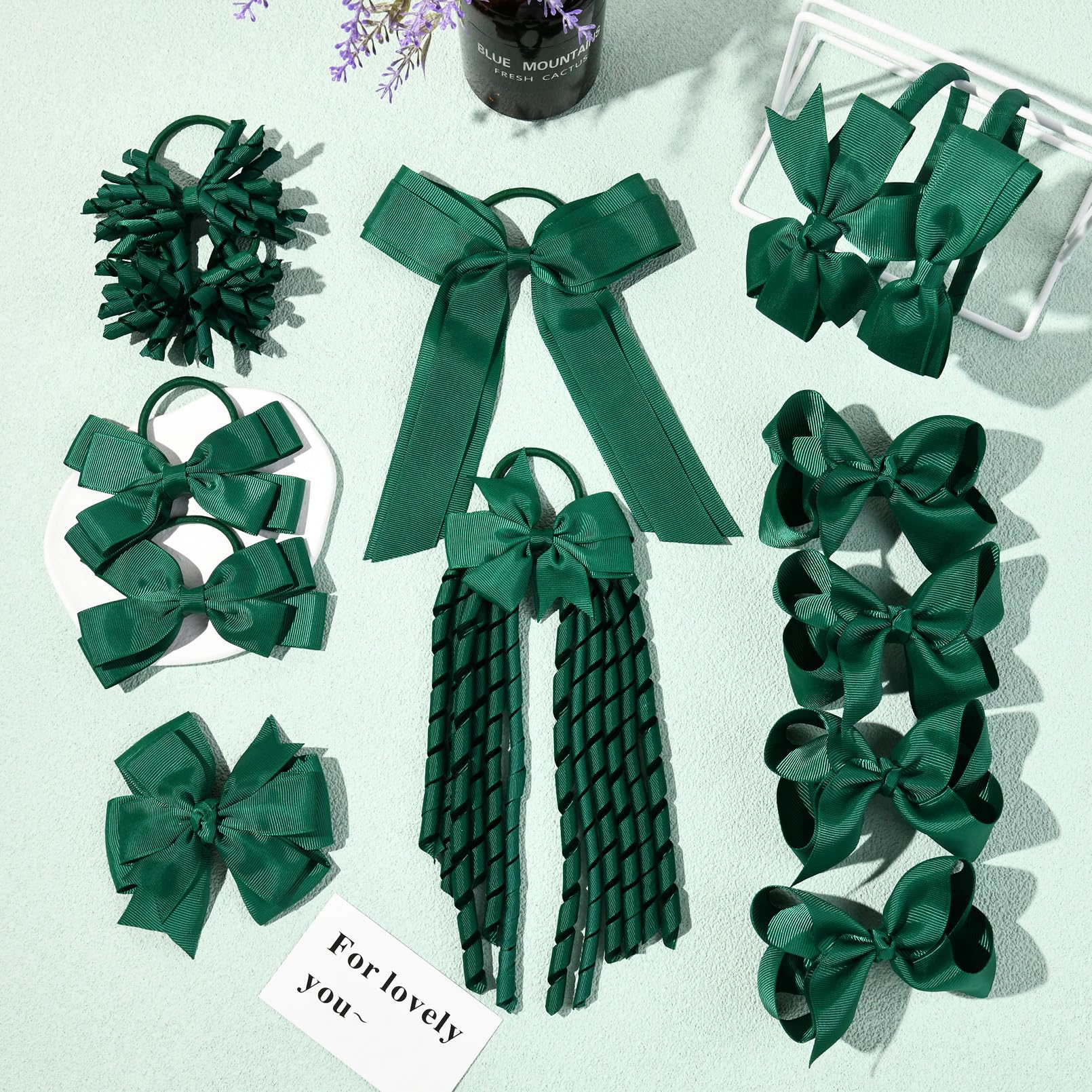 Hair Accessories Set 13 Pcs Girl School Bows Hair Clips Headbands Ties Amazon.com: DEEKA Burgundy Uniform Hair Accessories Set, 15  main image 4