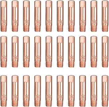Mig Welder Tips 30-Pack .035 0.9mm Welding Tips Contact Tip for Mig Welding Gun Welding Torch MIG Gun Replacement,Welding Accessories, Copper .035 tips
