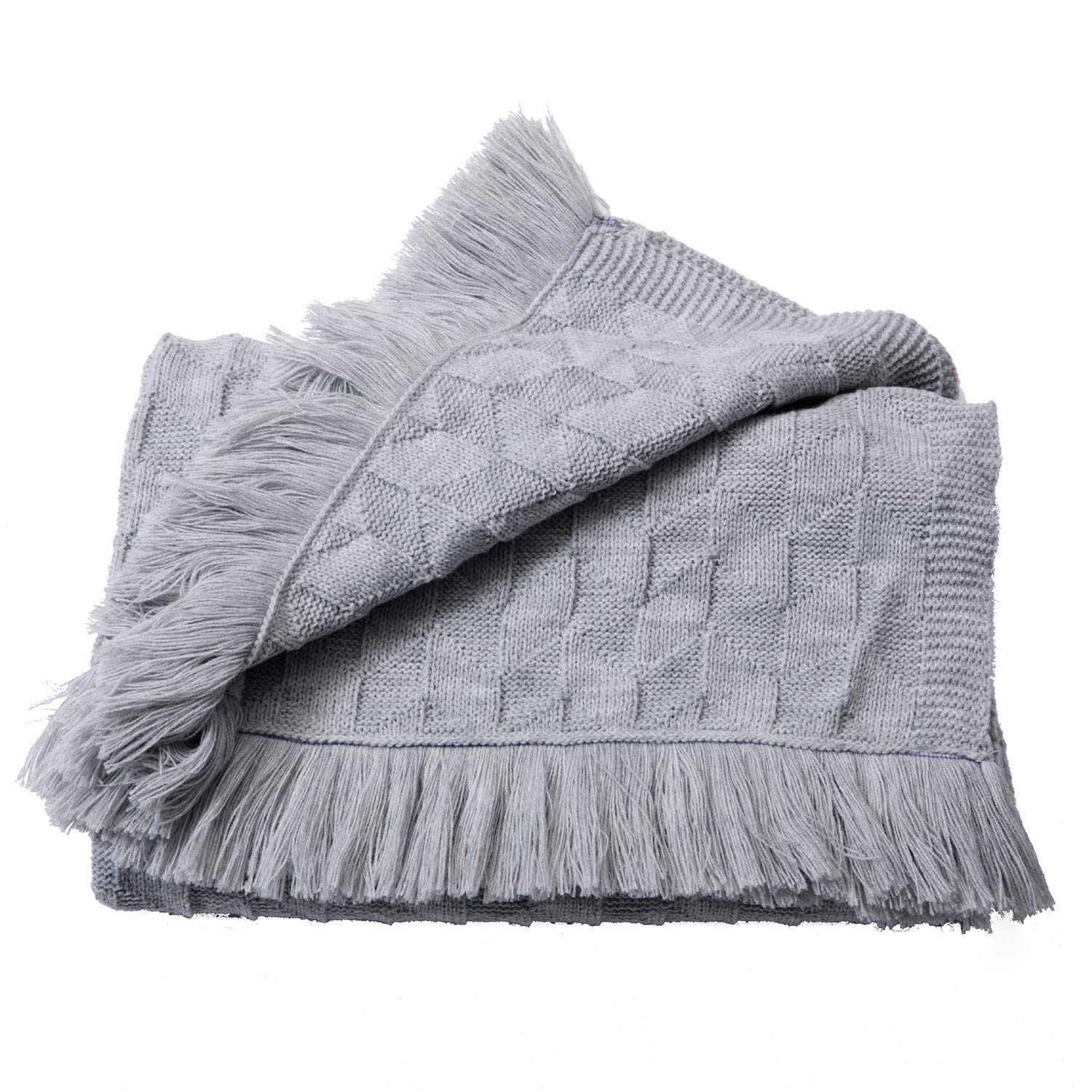 GYROHOME Soft Blanket High Quality Natural Handmade Tassels Blanket For - View #5