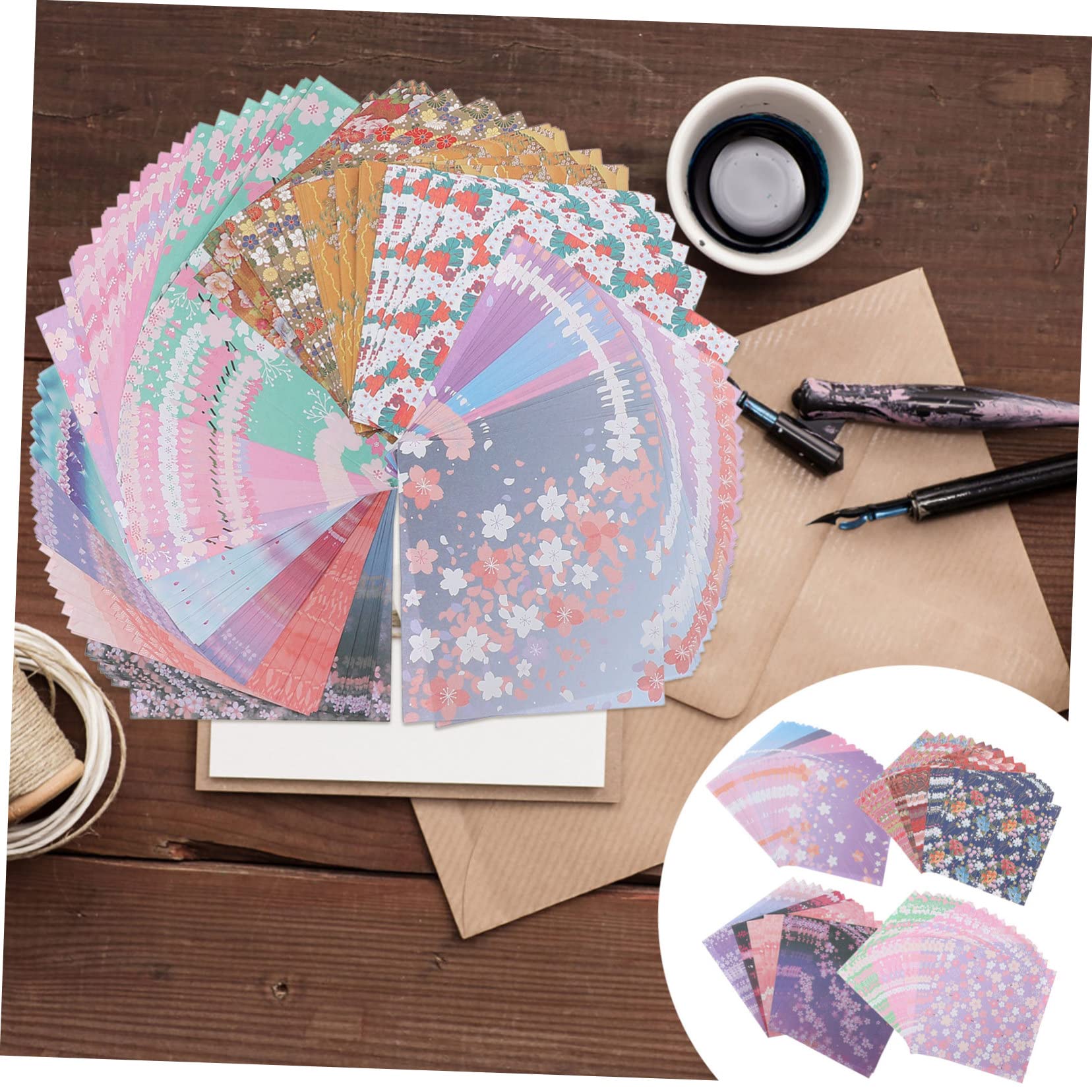 SHINEOFI 480 Hojas Papel Origami Hecho Mano Cuadrado Grueso Papeles De Origami Para Hacer Uno Mismo Para Manualidades Casa