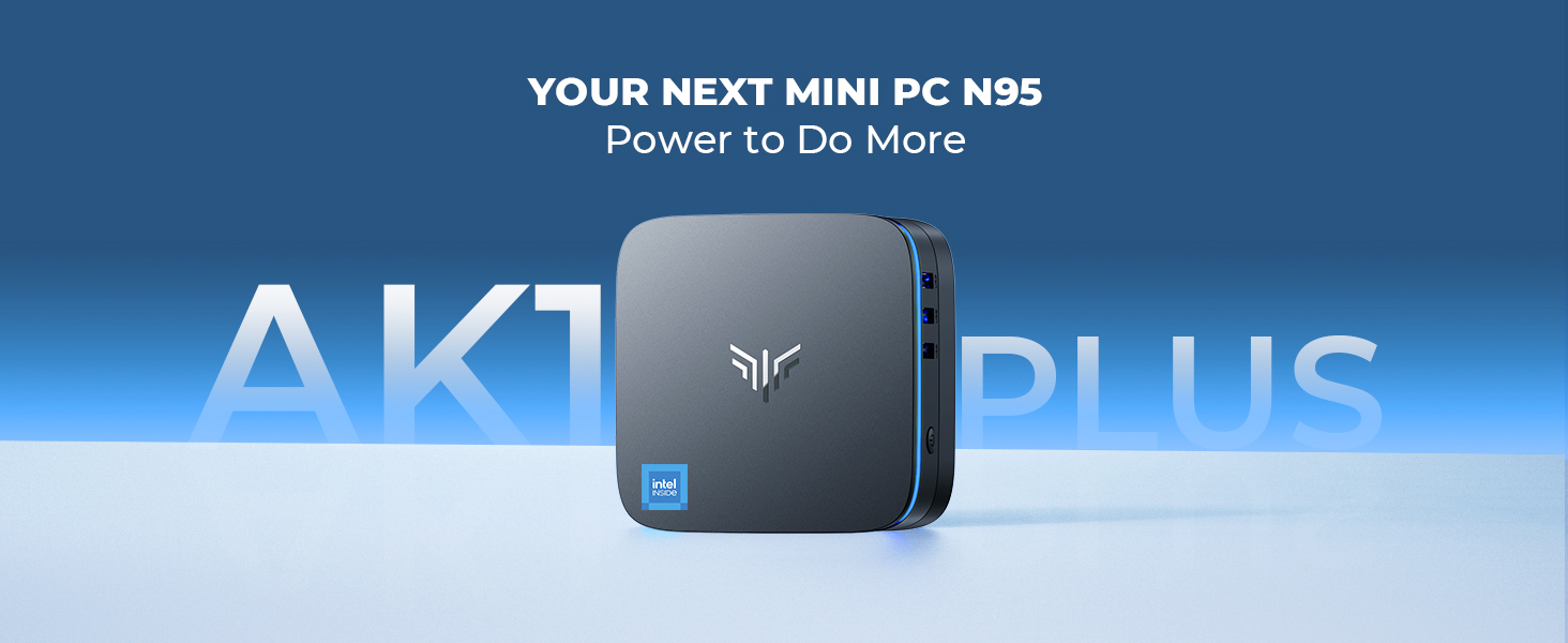 NiPoGi Mini PC Windows 11 Pro, Mini PC Intel Alder Lake-Ν95 (Beats
