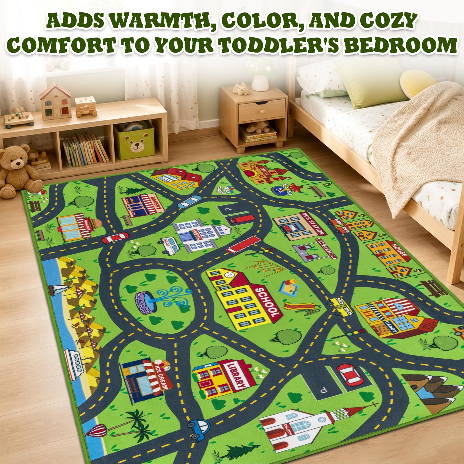 Capslpad Kinderteppich, Spielmatte, 12,7 x 17,8 cm