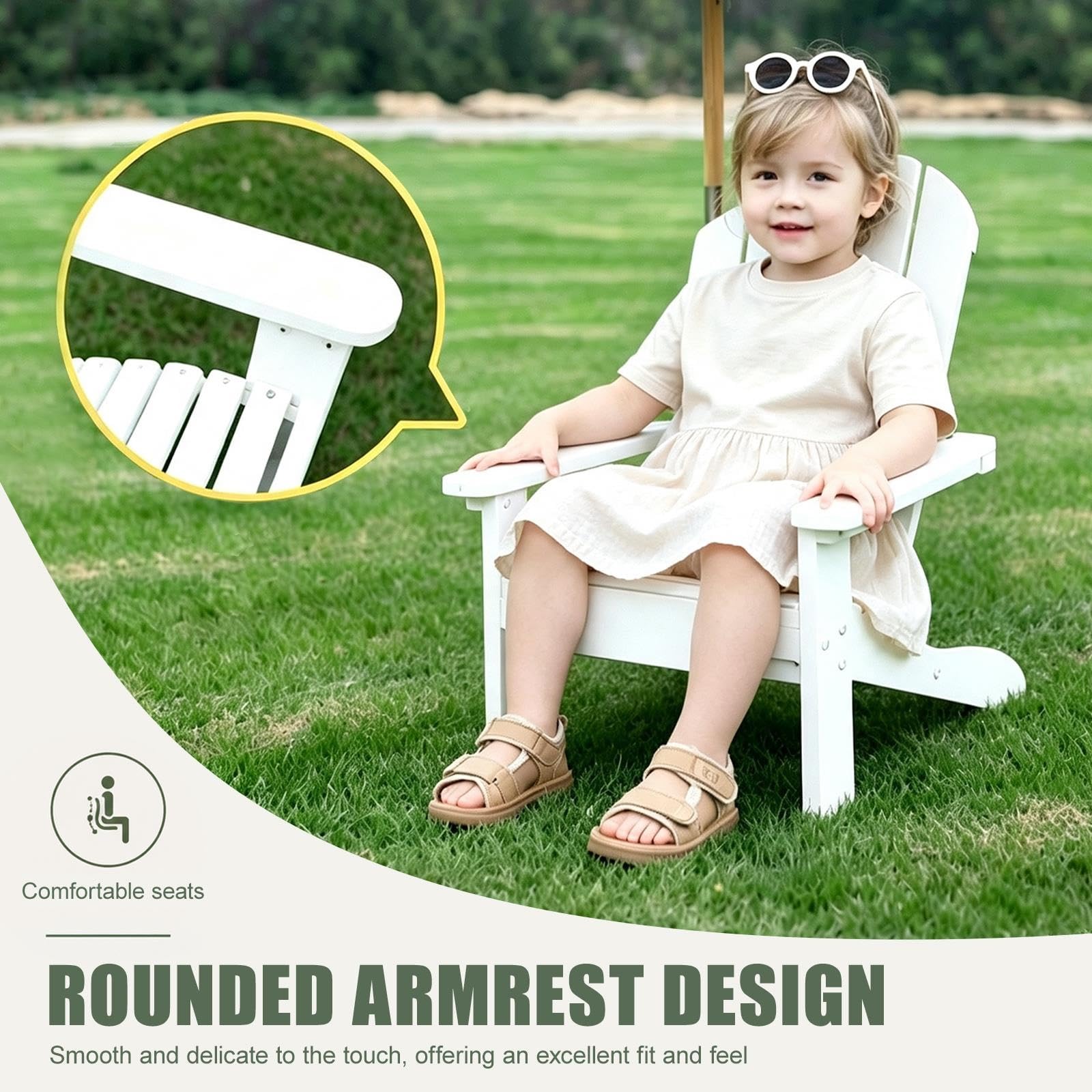 Lettino Prendisole con Ombrellone Staccabile per Bambini, Sedia da spiaggia | Funzione ergonomica da esterno Sedia a sdraio per viaggi in giardino relax(Blue B)