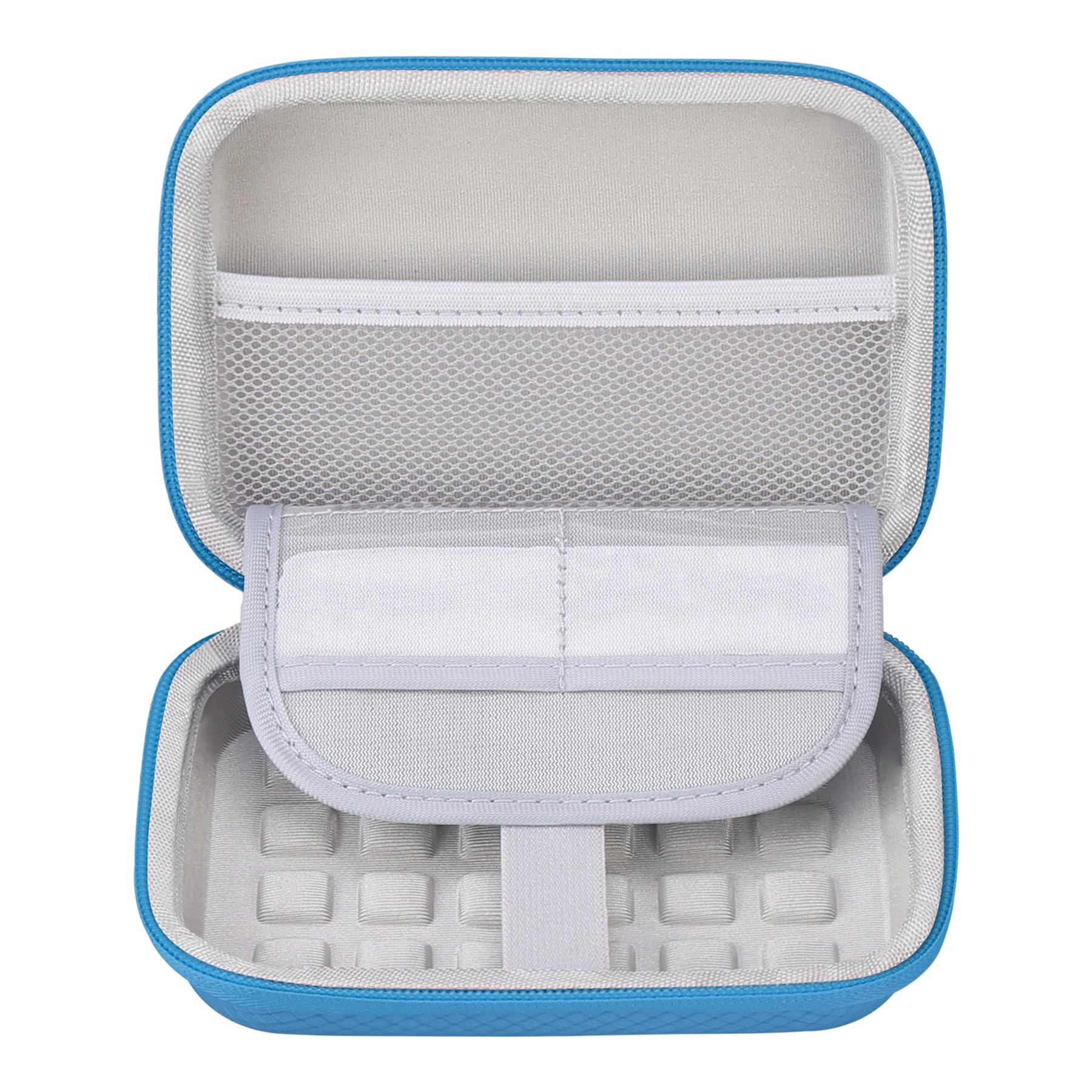 BOVKE Carrying Case Compatible with ZNZ/Aullsaty/Yordawn Talking Flash Cards Early Educational Toys for 3 4 5 6 Year Old Baby Boys Girls, Preschool Learning Reading Machine Storage Holder, Blue