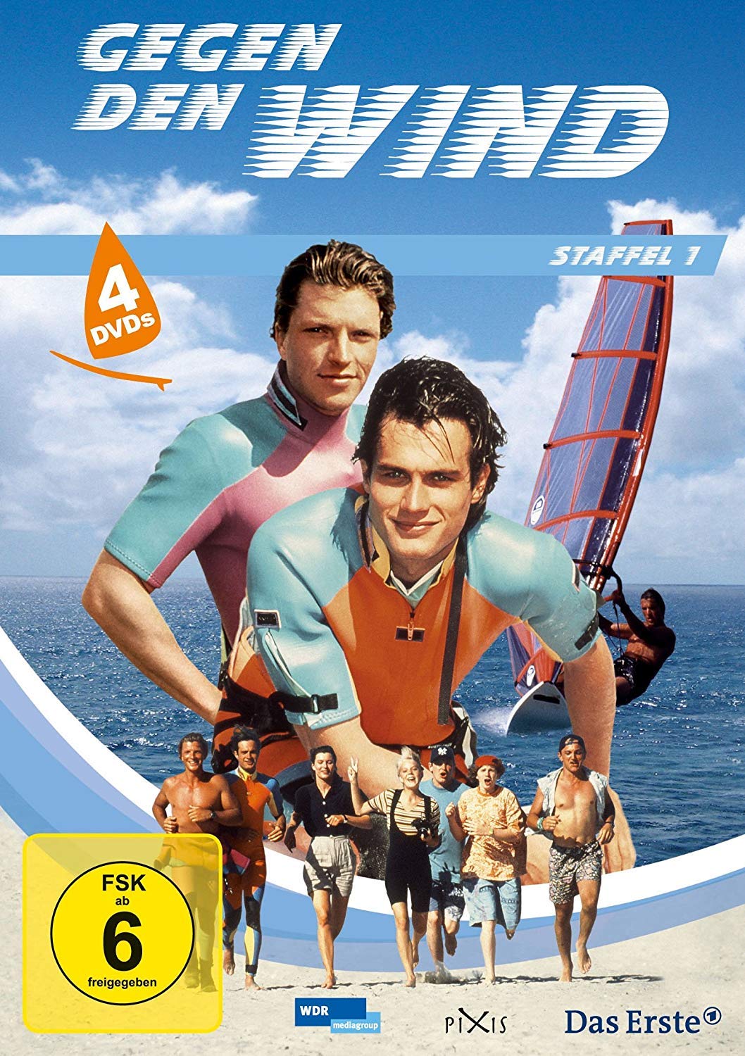 DVD de Gegen den Wind Staffel 1, la mítica serie de televisión alemana en estuche original