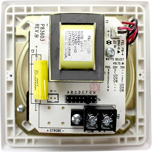 Miniatura 2 de Cooper Wheelock E70-W 117868 - Altavoz de pared con alarma contra incendios, color blanco