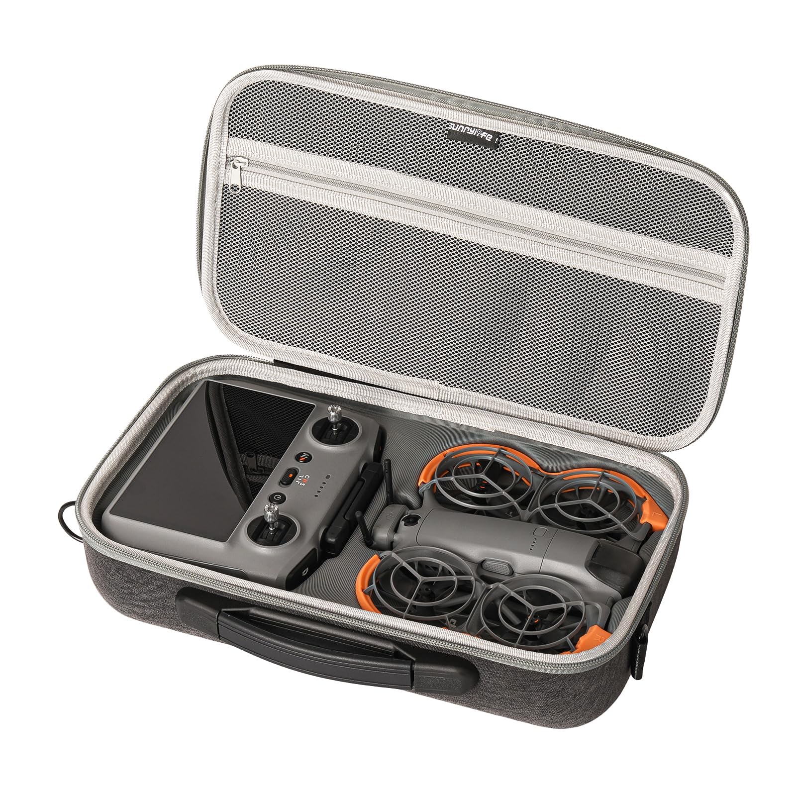 Futerał do DJI Neo 2 Fly More Combo, przenośna torba podróżna na ramię do DJI Neo 2 Drone, pilot zdalnego sterowania RC 2 i inteligentne akcesoria do przechowywania baterii lotniczych