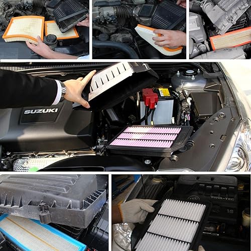 Vista 13 de MIKKUPPA Reemplazo del filtro de aire del motor KQ023 (CA11257) para Dodge Charger/Challenger/Chrysler 300 2011-2018