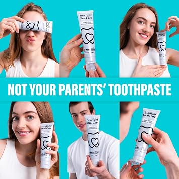 Spotlight Oral Care Advanced Action Whitening Pro Toothpaste - Dentist-Developed Triple Action Formula with Hydroxyapatite, Diamond Powder & PAP - Enamel Repair & Zero-Sensitivity Whitening - Two Pack