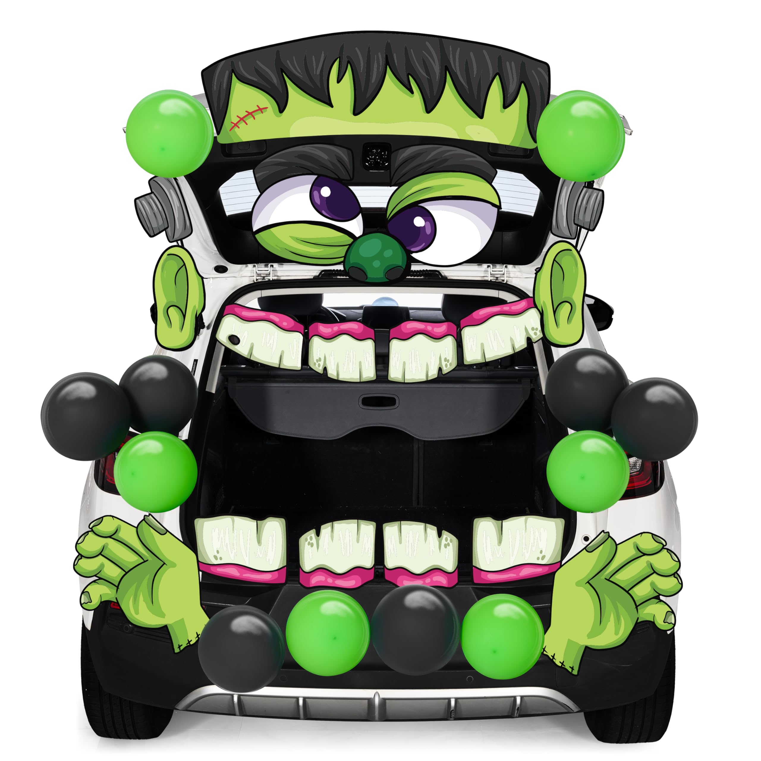 Amazon.com: JOYIN Halloween Trunk Or Treat Frankenstein Decor Kit