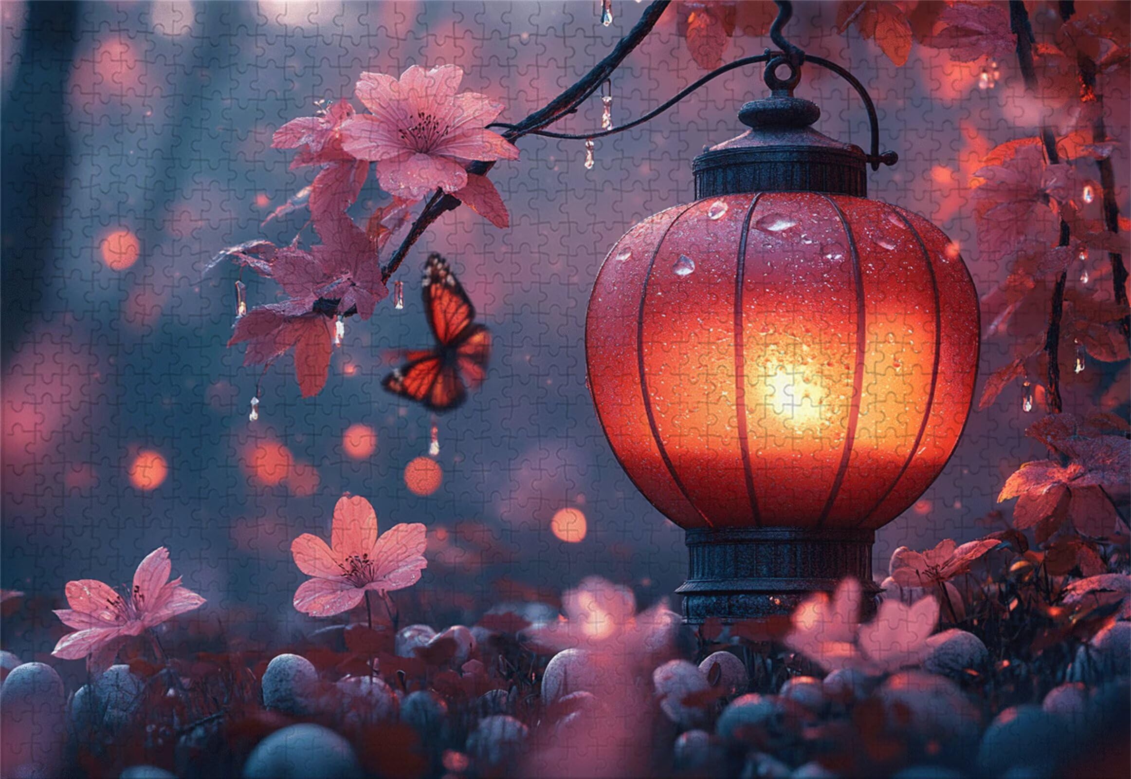Lumière Puzzle 3000 Pieces Adultes Fleur Puzzles Classiques Panorama Bois Difficile Impossible Geant Jigsaw Jeu éducatif Défi Jouet pour Enfants et Adulte dès 14 Ans Cadeau Homme Femme Boxed P-945