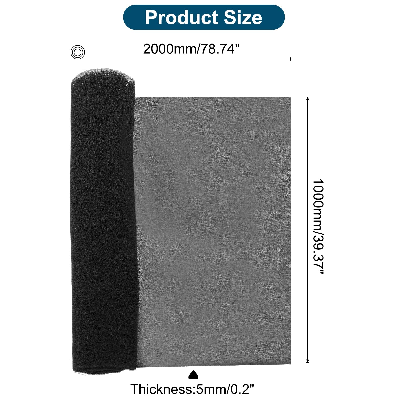 PATIKIL 79" x 39" x 0.2" Air Conditioner Filter Replacement - Image 2