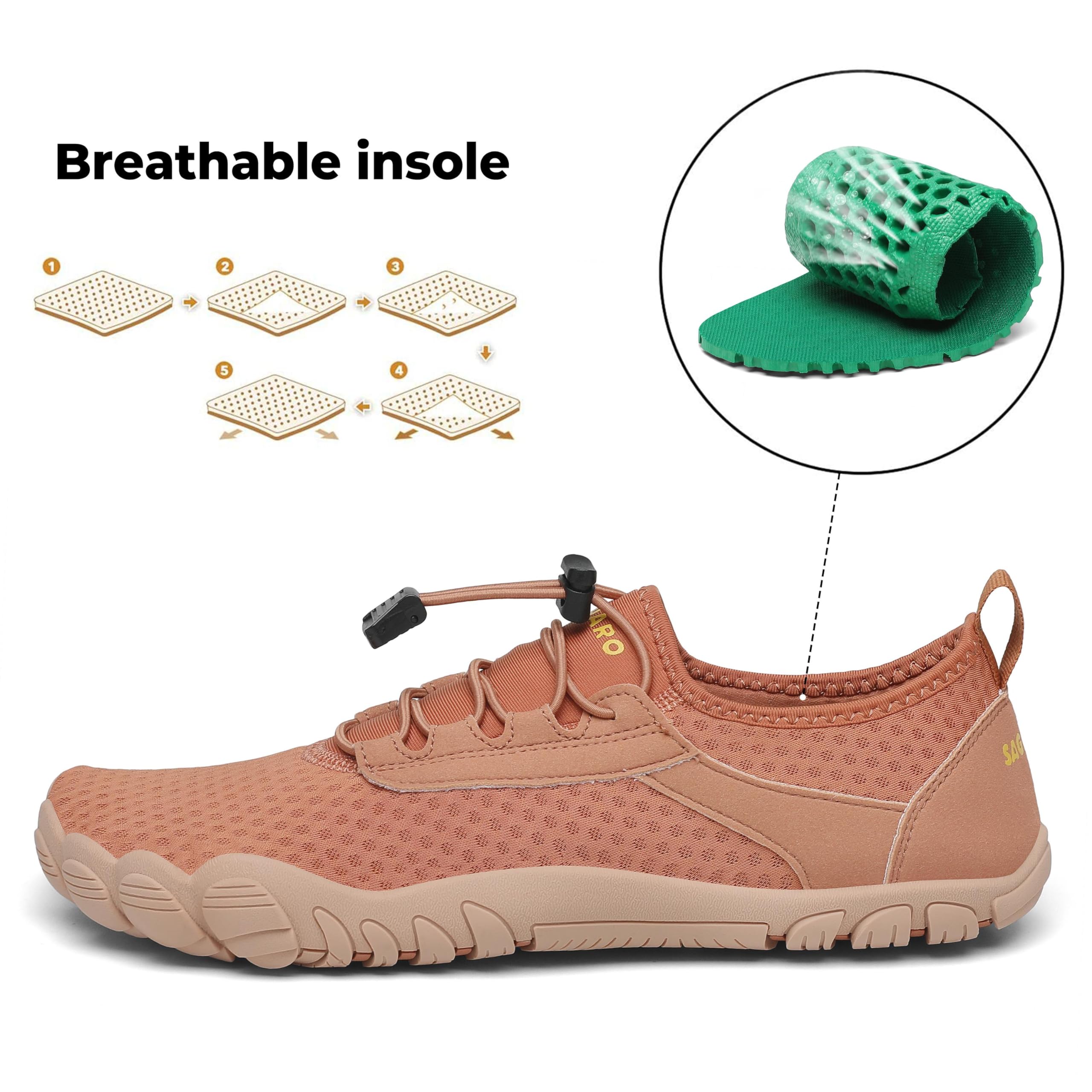 SAGUARO Scarpe da Scoglio Donna Uomo Scarpette da Mare Bagno Spiaggia Water Shoes per Immersione Nuotare Acquatico