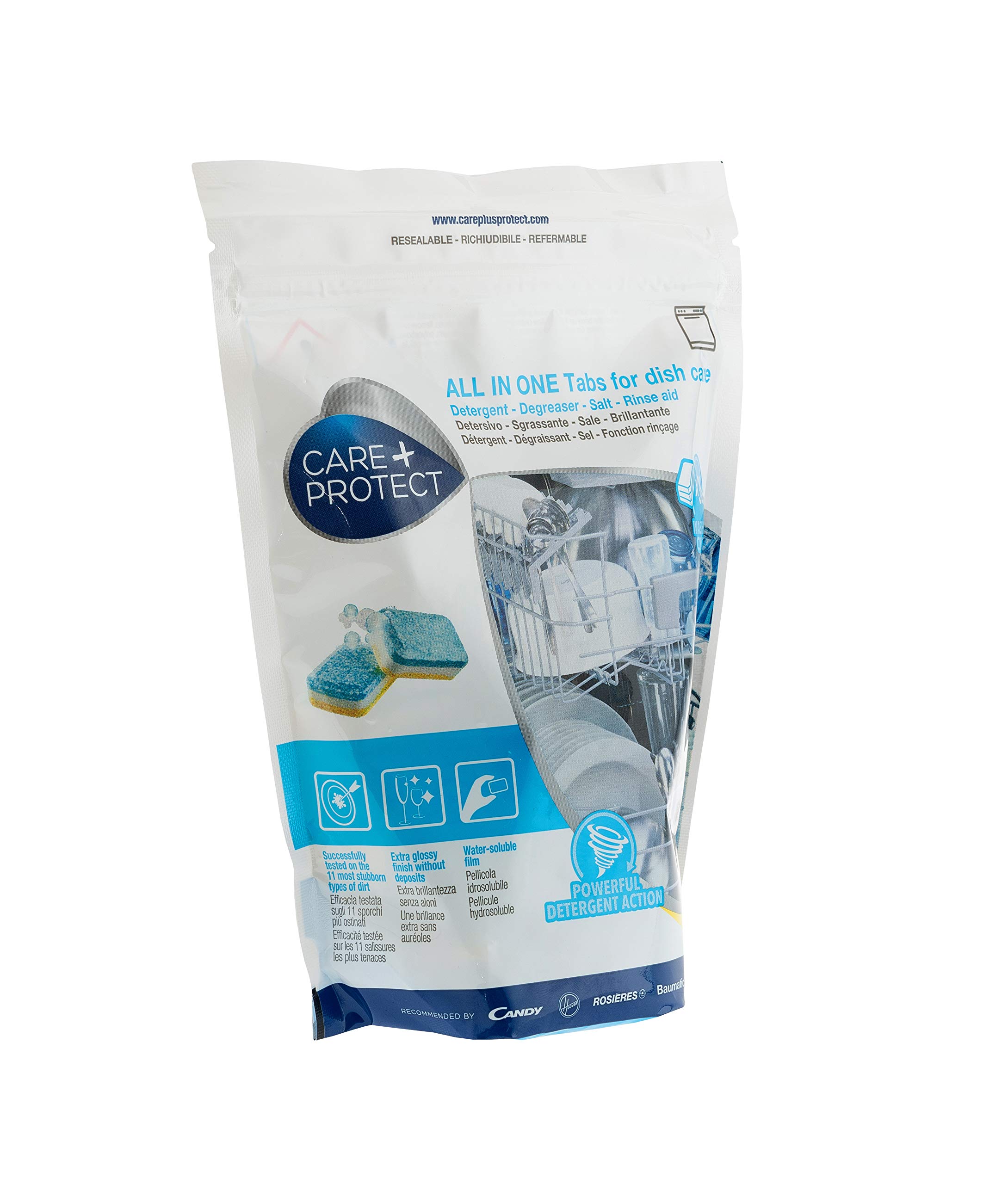 Care + Protect Pielęgnacja + chroń wszystkie tabletki detergenty do zmywarek