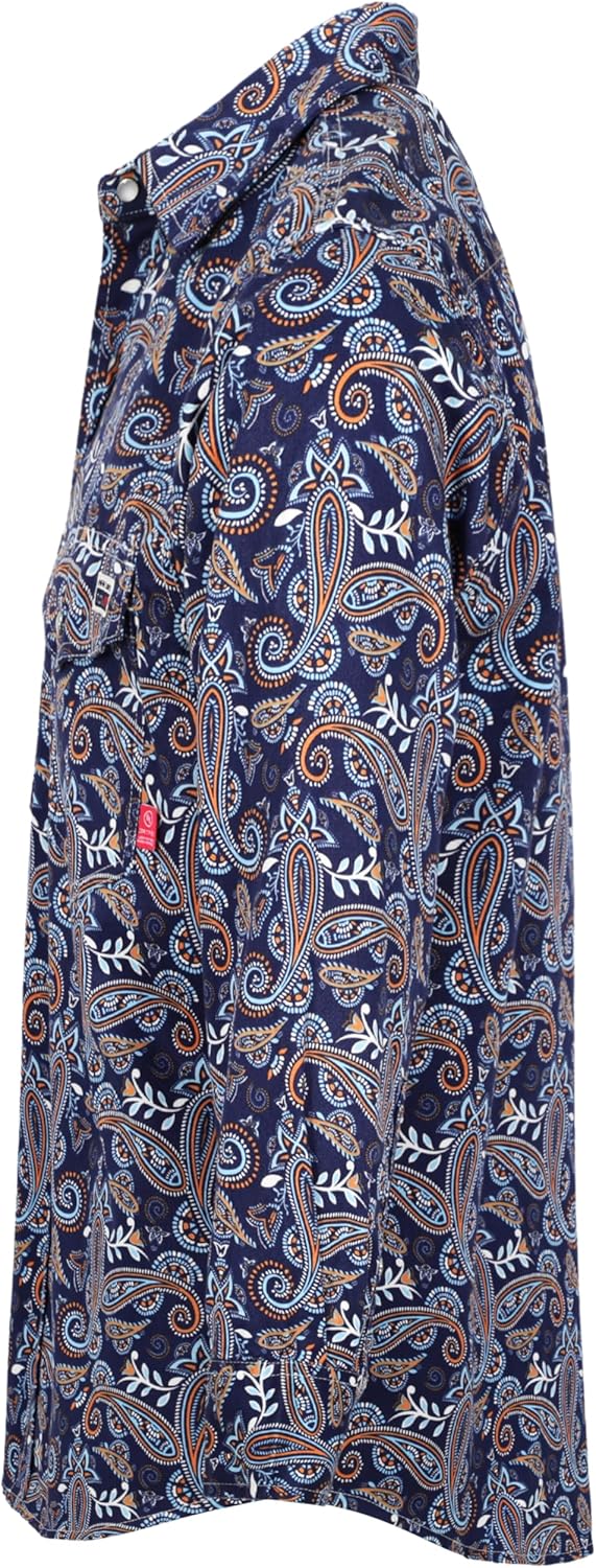 TICOMELA FR Shirt for Men Flame Resistant Shirts 6.5oz Light Weight Plaid Men's Fire Retardant Shirts - Image 4