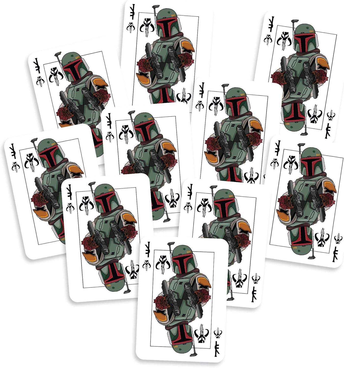 NEO Tactical Gear Bounty Hunter Playing Card Die Cut Vinyl Sticker Pack (10)