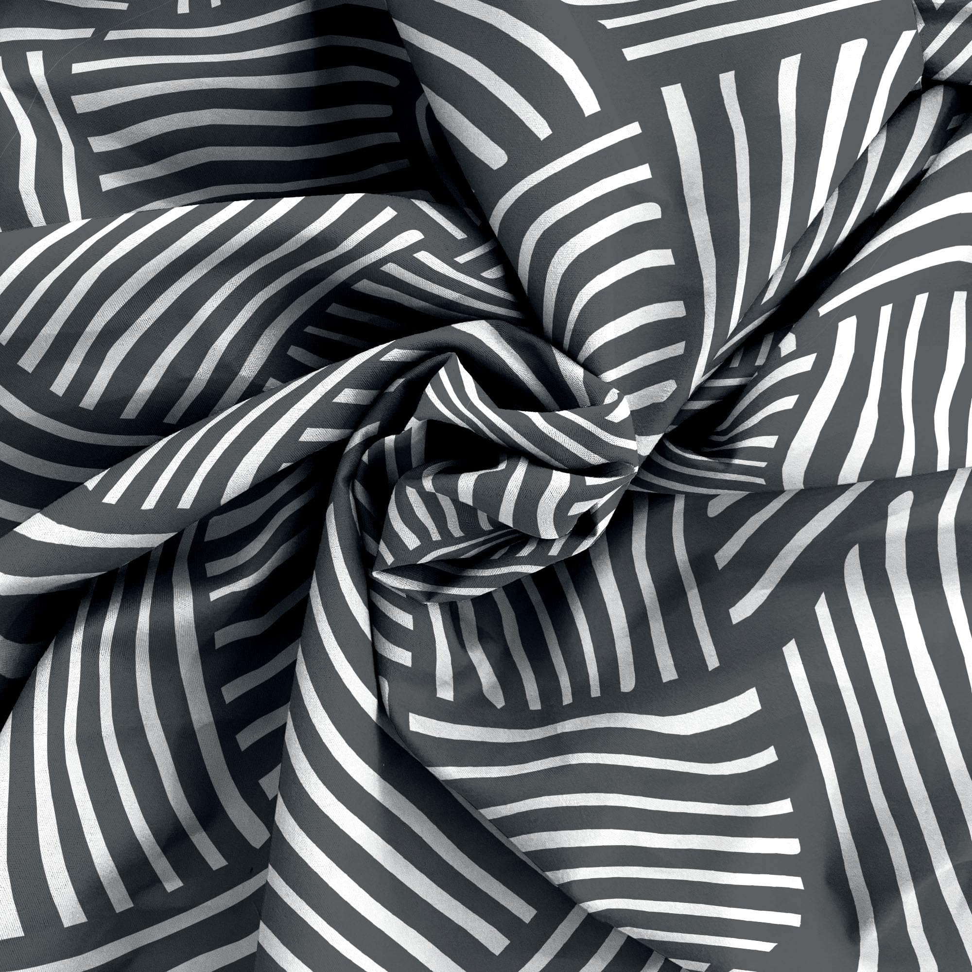 Dafne Bedding Set, 100% Microfibre, Citylife Grey, Small Double, Klein Doppelbett - Image 4