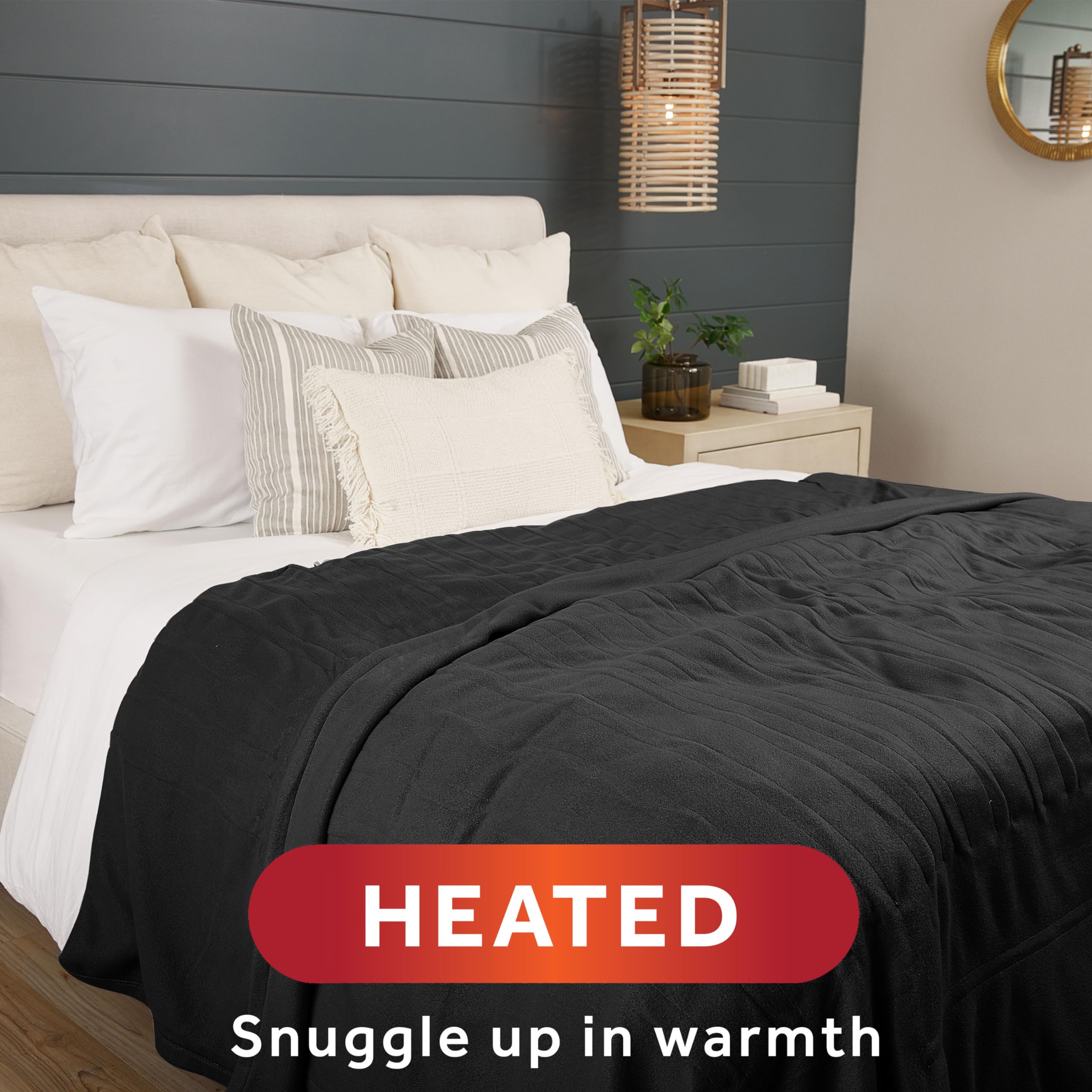 Snapklik.com : Royal Ultra Fleece Heated Electric Blanket King Size, 90 ...