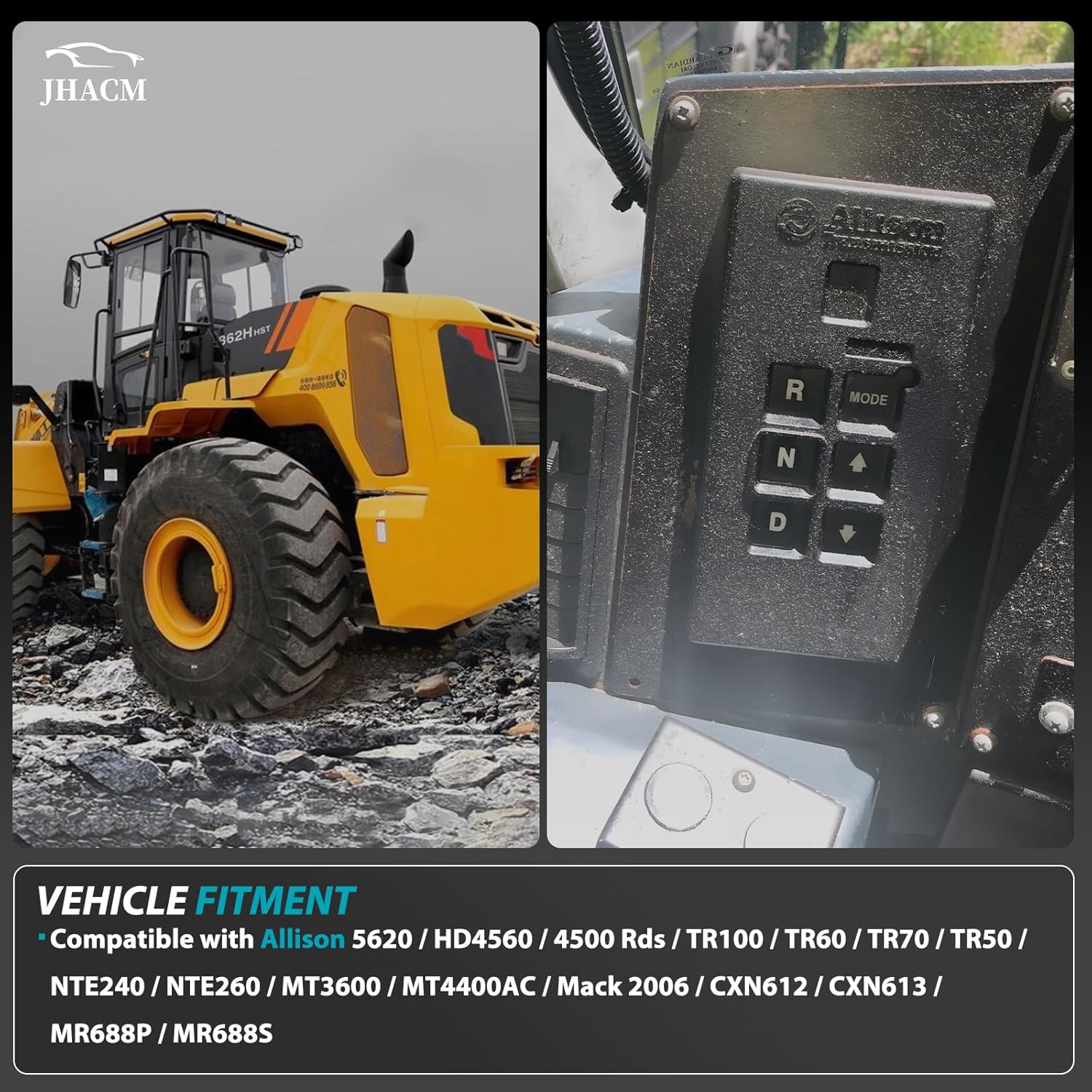 29538372 Push Button Shifter Switch Compatible with Allison Transmission WTEC-3 WTEC III Shift Pad Selector Replace 29529429 29538360 29538371 29538373 29538022