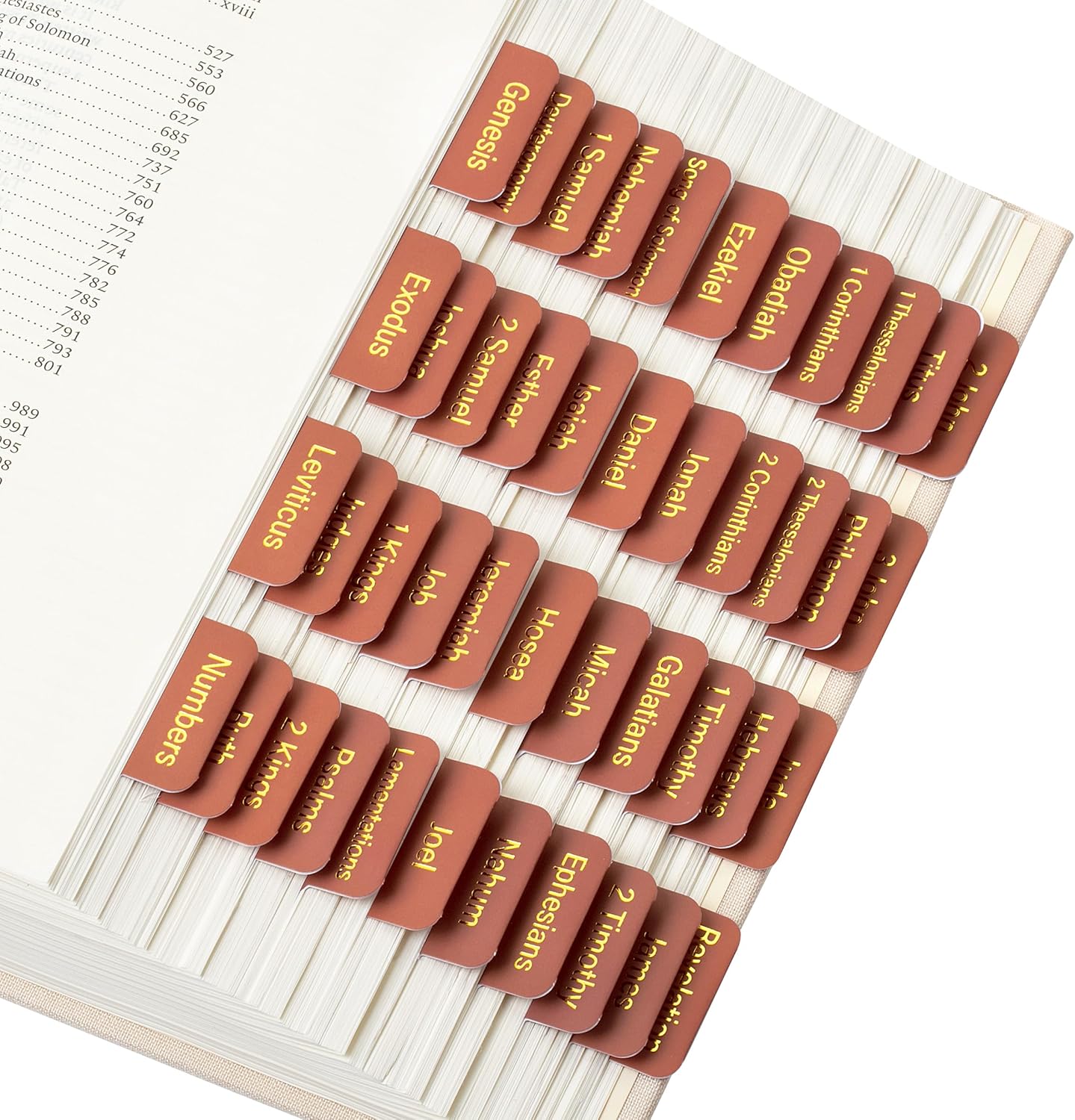 Amazon.com: Mr. Pen Bible Tabs - 75 Metallic Gold Lettering Bible Tabs ...